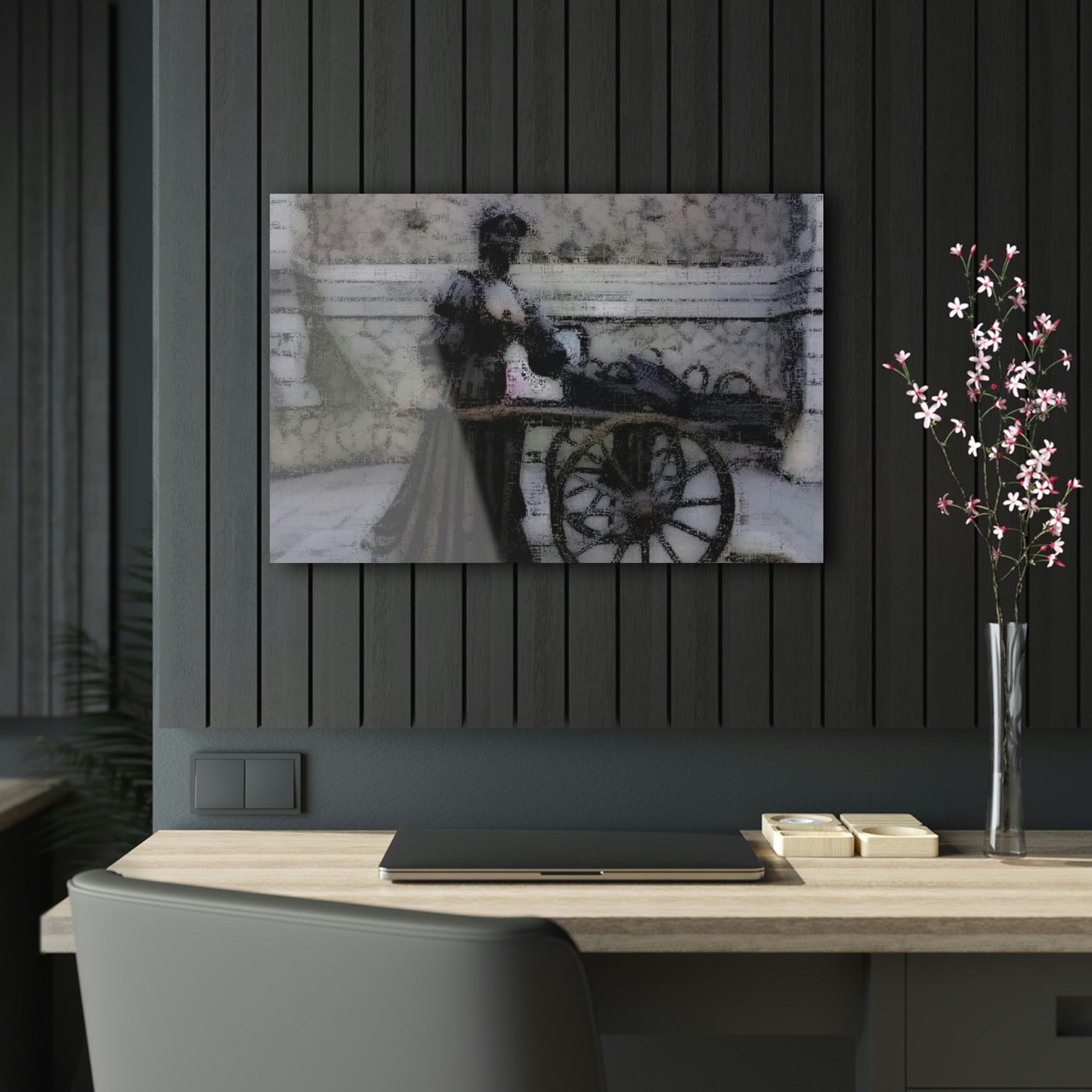 Acrylic Prints ... Dublin's "Molly Malone Along Grafton Street" ... Cryin' Cockels & Muscles Alive-Alive-Oh ... Circa 2003 ... Original Works ...