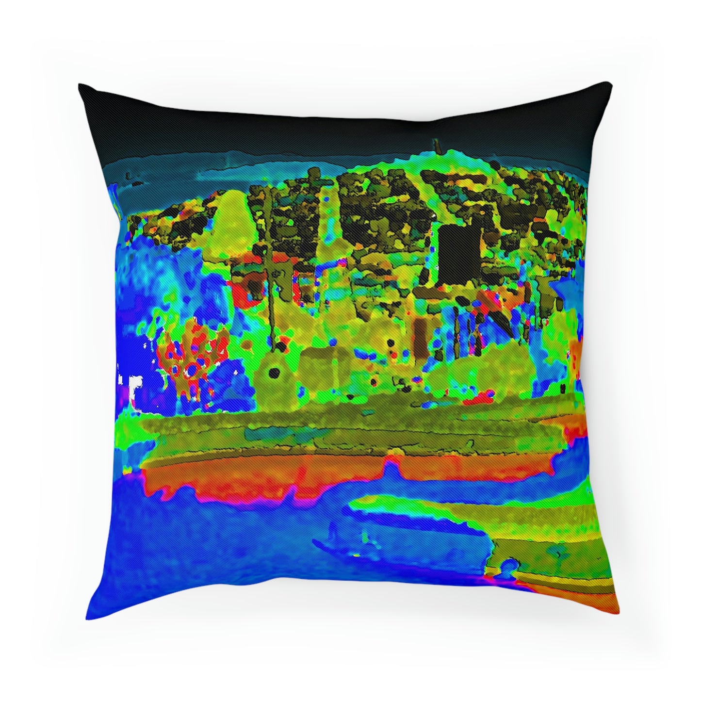 Cushion ..."Lombard Street San Francisco, CA, USA" ... Family Archives 1970's ... Original Works ...