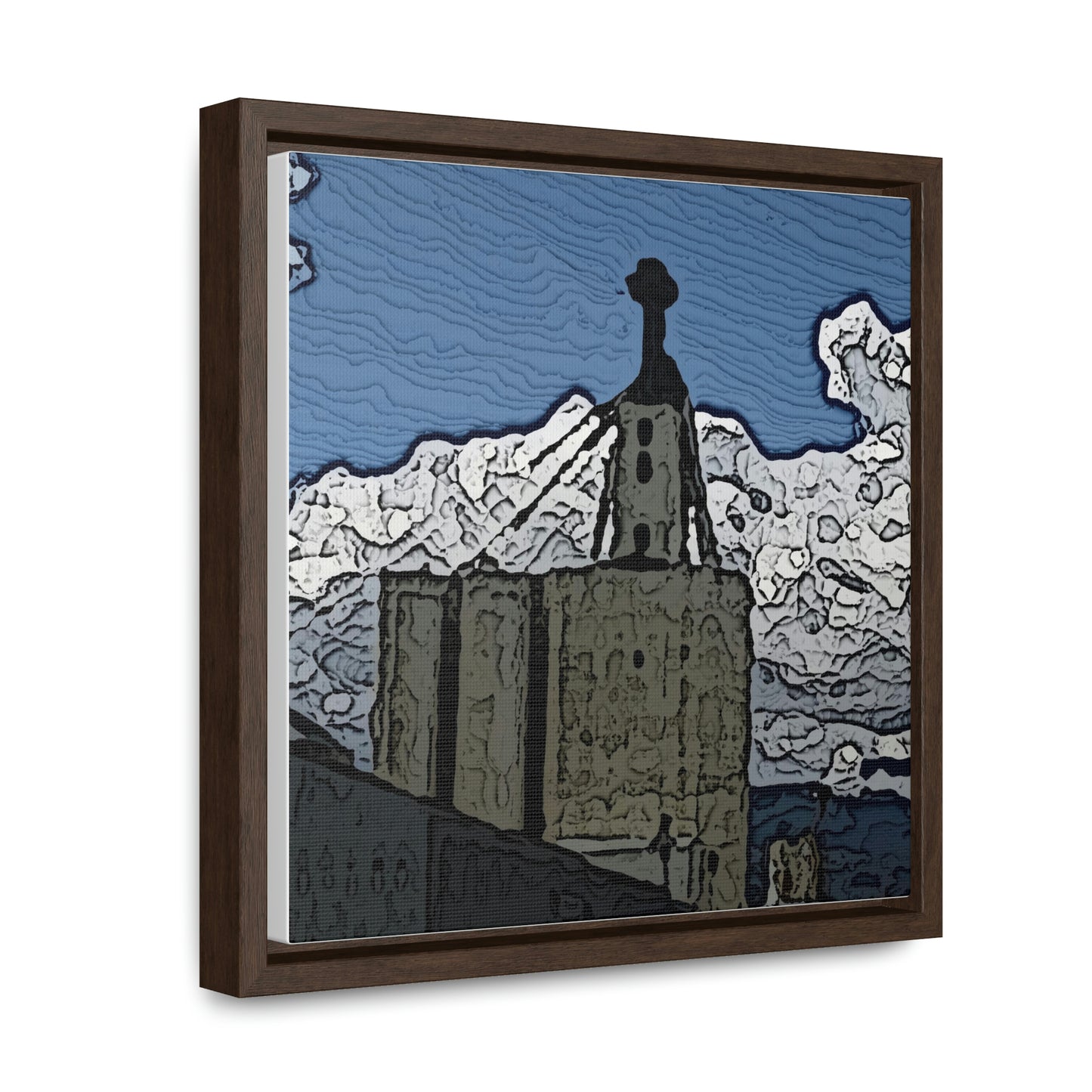 Gallery Canvas Wraps, Square Frame ..."ICP: Idaho County Propane ... 'Production Facilities Grangeville, Idaho' ... "  Original Works: Rendering Time: 10 Hours ...