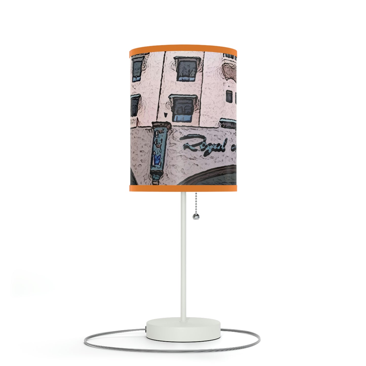 Lamp on a Stand, US|CA plug ...  "La Grande Entree" At: 'The Pink Palace' ... The Royal Hawai'ian ... Honolulu, HI ... '27Oct2014' ... Original Works ...