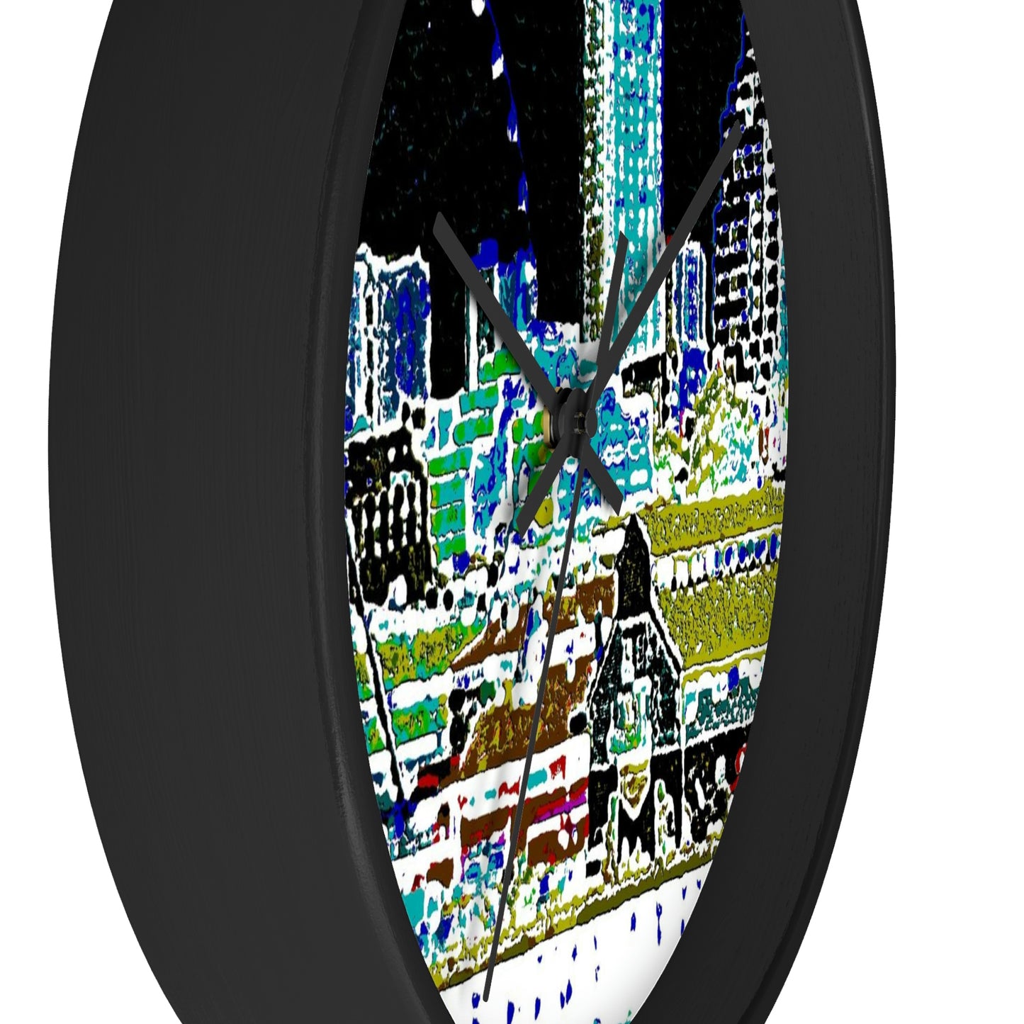 Wall clock ... That Classic Wheel ... 'Seattle's Wheel' ... & An Old Classic Waterside Vendors ...  'Family Archives' ... Original Works ...
