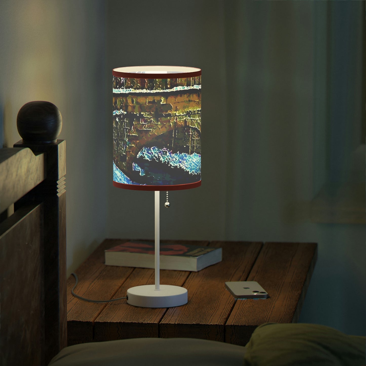 Lamp on a Stand, US|CA plug ... Walikng The Streets & Alleys ... 'Strolling The Canals ... '  ... Original Works  ...