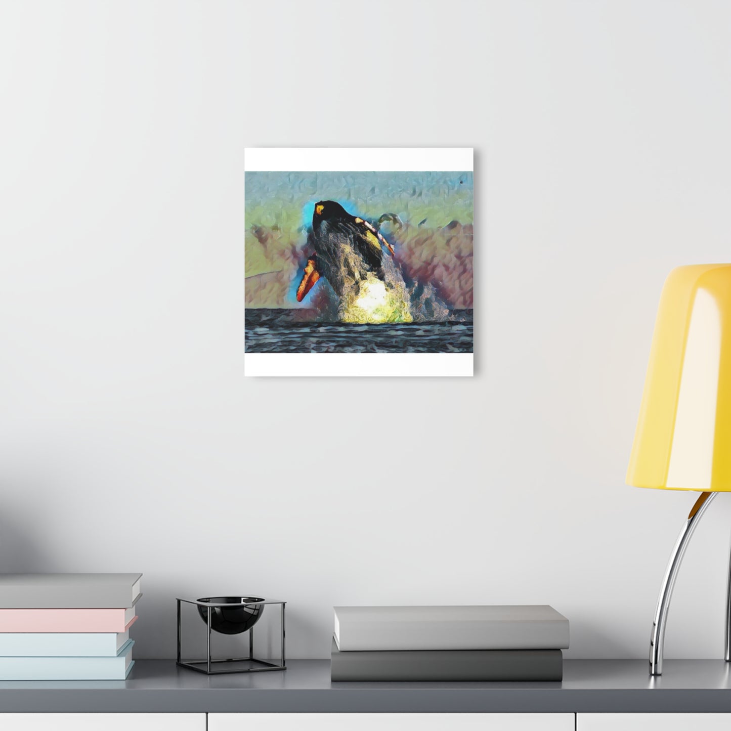 Acrylic Prints (French Cleat Hanging) ... An Extraordinary Humpback Breach ... 'With Explosive Energy' ... Family Archives (KPH) ... Circa: 21st Century. Maui, HI ... Original Works ...