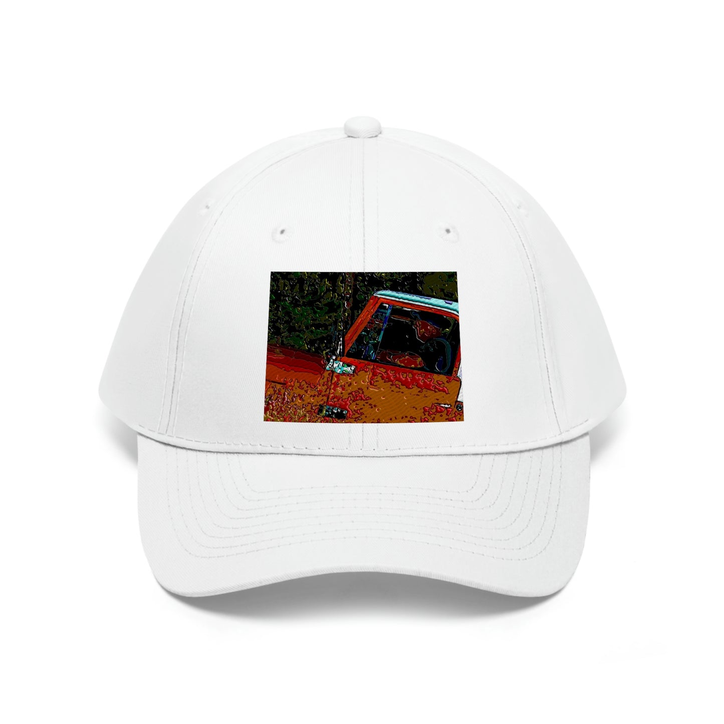 Unisex Twill Hat ... How-To-Drive-Idaho's-Mountain_Roads ... "Like A Professional" ... "Truckin' Like The Doo-Dah-Man" ...