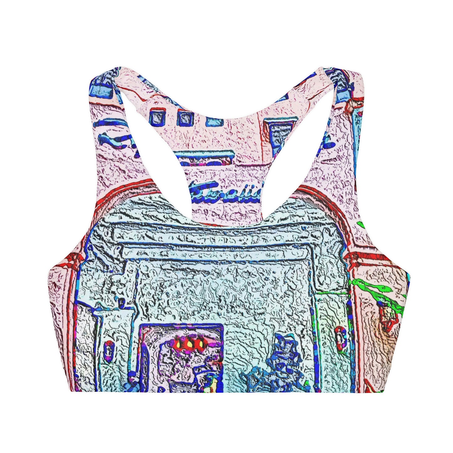 Girls' Double Lined Seamless Sports Bra ... "La Grande Entree" At: 'The Pink Palace' ... The Royal Hawai'ian ... Honolulu, HI ... '27Oct2014' ... Original Works ...