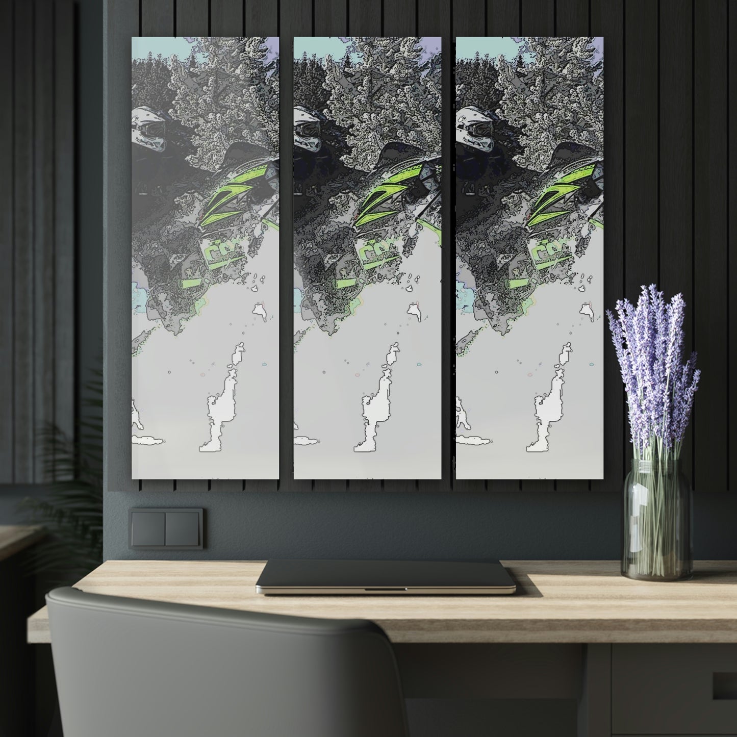 Acrylic Prints (Triptych) ...  Come Fly With The Professionals ... CIP-Airways ... 'Getting-Er-Done' ... Original Works ... December 2022 ...