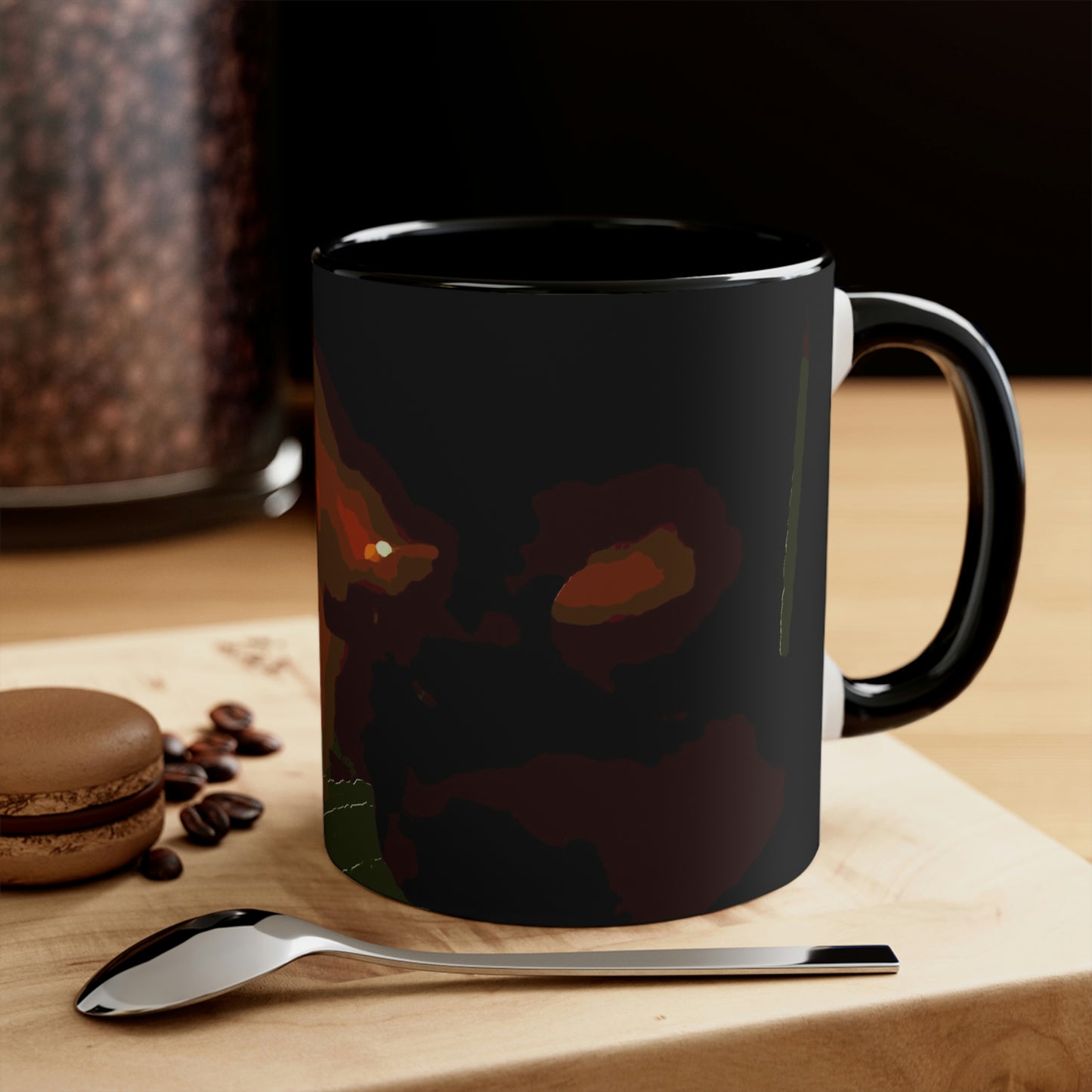 Accent Coffee Mug, 11oz ... Ruger .357 Magnum Early-Morning-Target-Practice ... 'Circa April 2022' ... Original Works ...