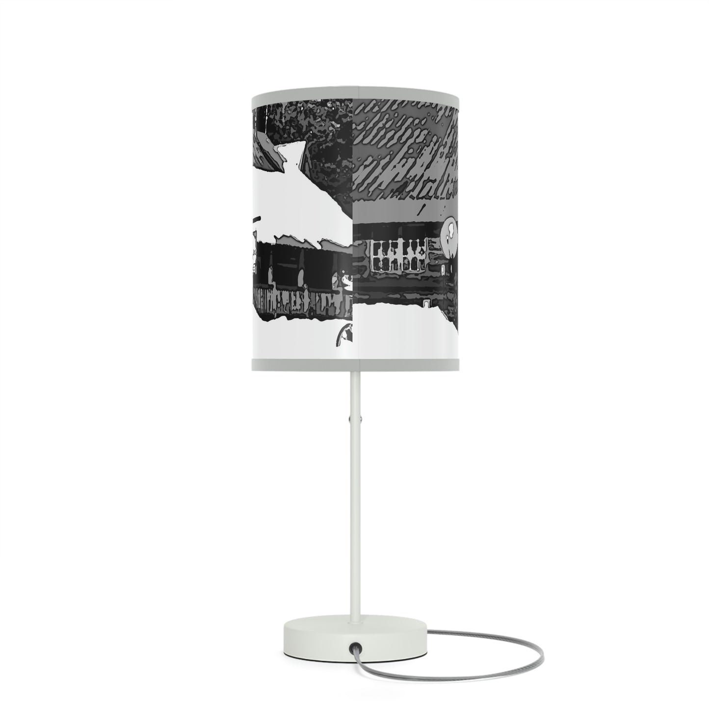 Lamp on a Stand, US|CA plug ... A Beautiful Lodge & Back-Country Outfitter In A Mountain Town ... 'Dixie, Idaho, November 2022' ... Original Works ...