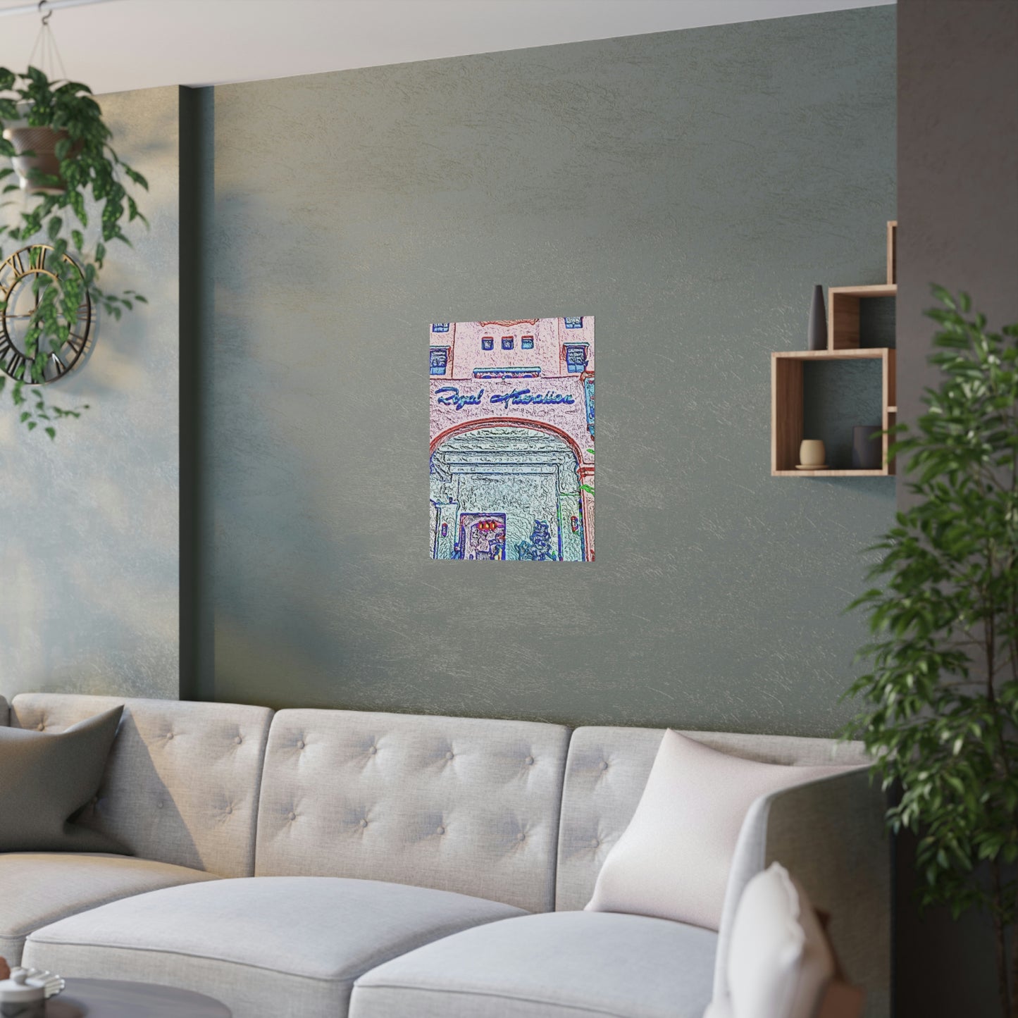 Satin Posters (210gsm) ... "La Grande Entree" At: 'The Pink Palace' ... The Royal Hawai'ian ... Honolulu, HI ... '27Oct2014' ... Original Works ...