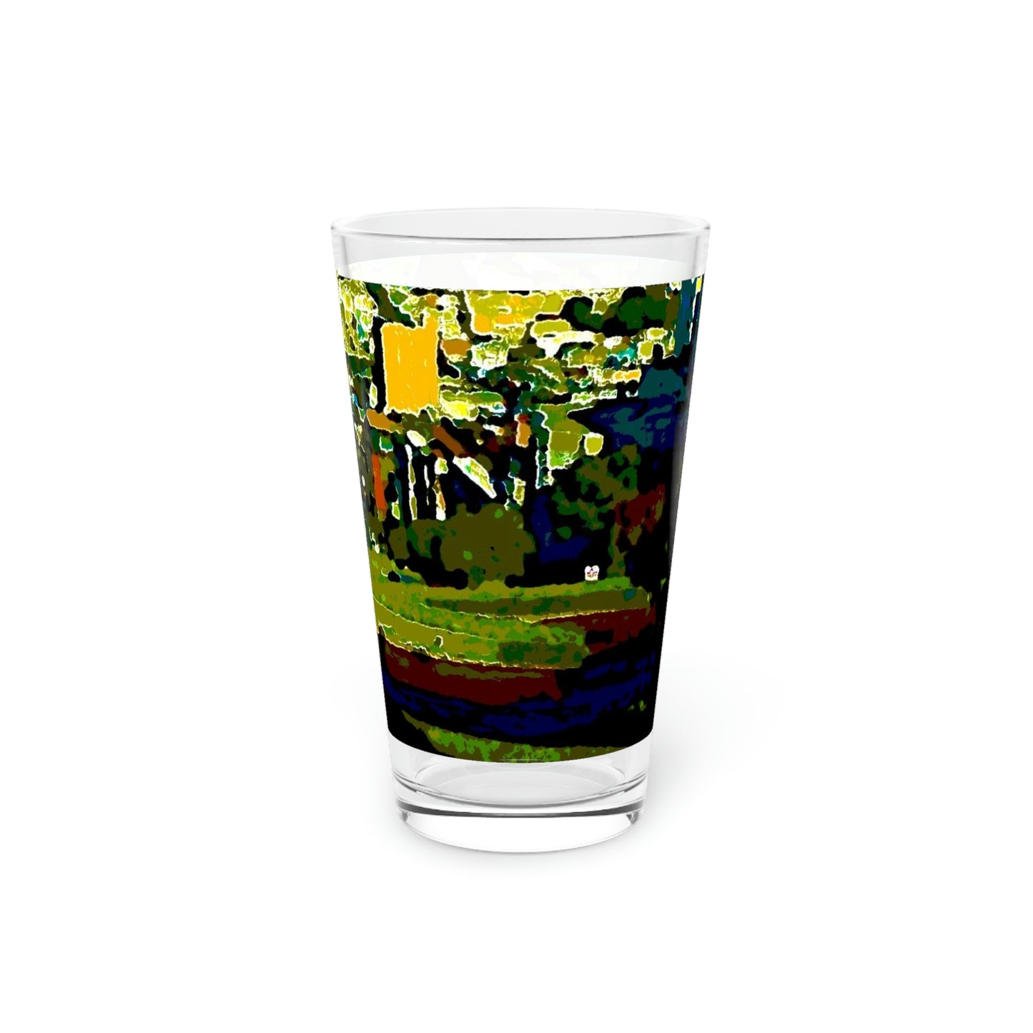 Pint Glass, 16oz ... "Lombard Street San Francisco, CA, USA" ... Family Archives 1970's ... Original Works ...