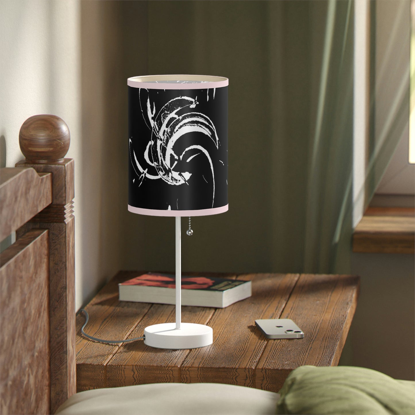 Lamp on a Stand, US|CA plug ..."Waning Moon" ... Central Idaho ... October 2022 ... Rendering Time: 22 Hours ... Original Works ...