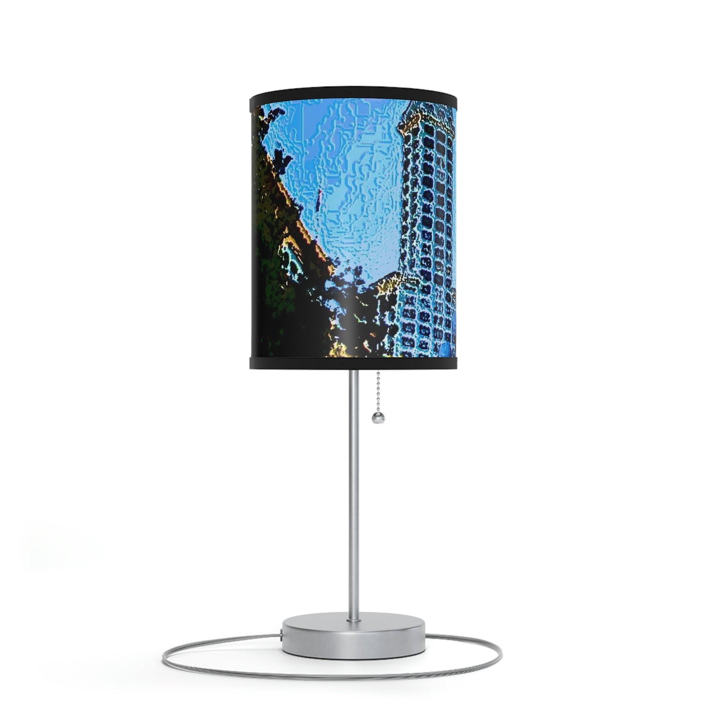 Lamp on a Stand, US|CA plug ...  Pioneer Square & Smith Tower ... 'That World Famous View' ... Colleague Supplied Photo ... Original Works ...