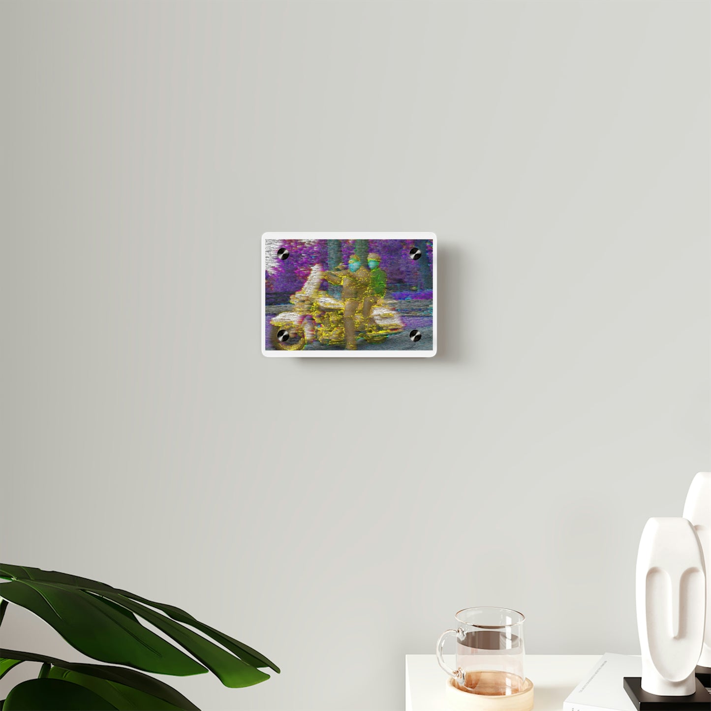 Acrylic Wall Art Panels ... "And 'I' Left His Dead A_s There By The Side-of-The-Road" ... Original Works ... (Grateful Dead: Me-And-My-Uncle)