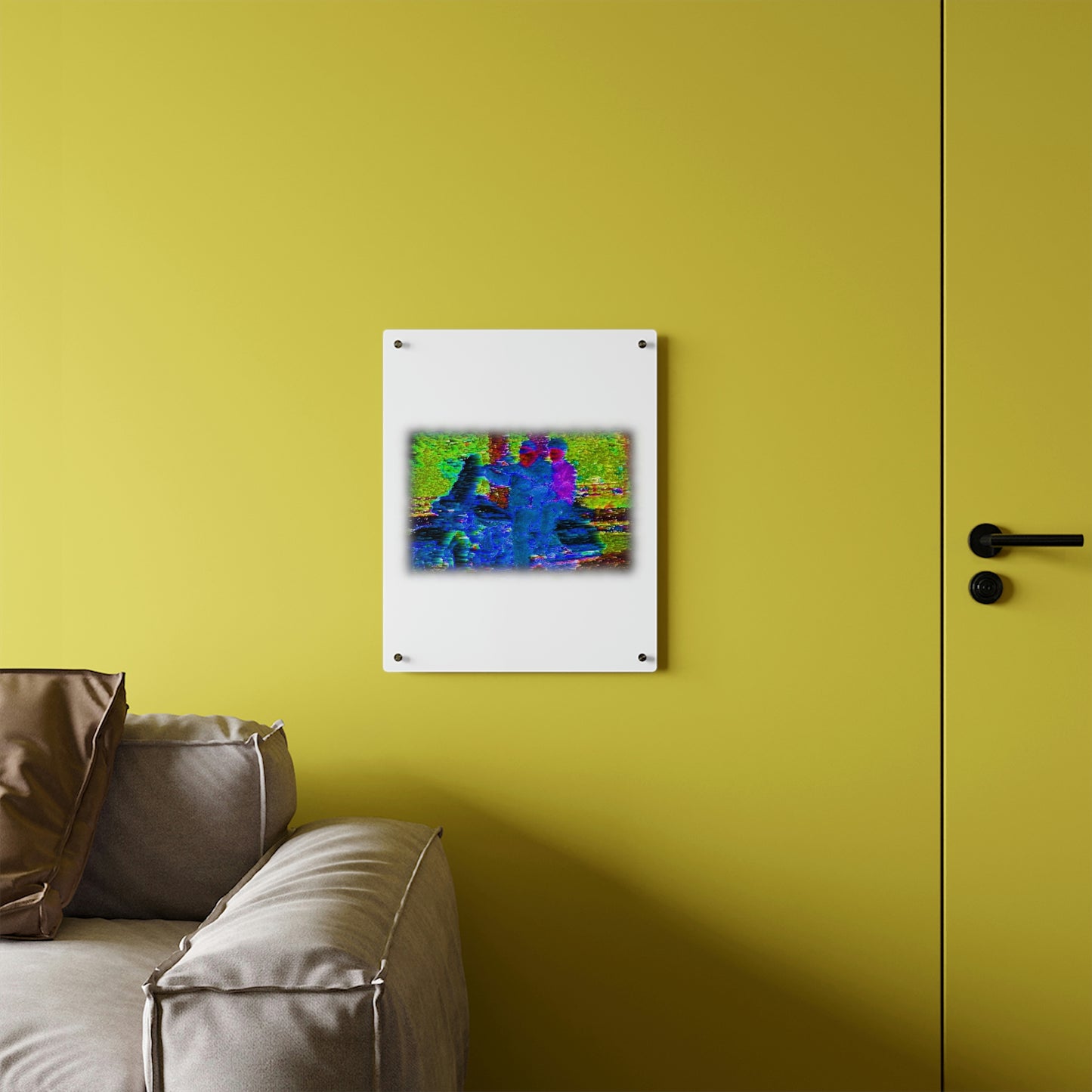 Acrylic Wall Art Panels ...  "And 'I' Left His Dead A_s There By The Side-of-The-Road" ... Original Works ... (Grateful Dead: Me-And-My-Uncle)