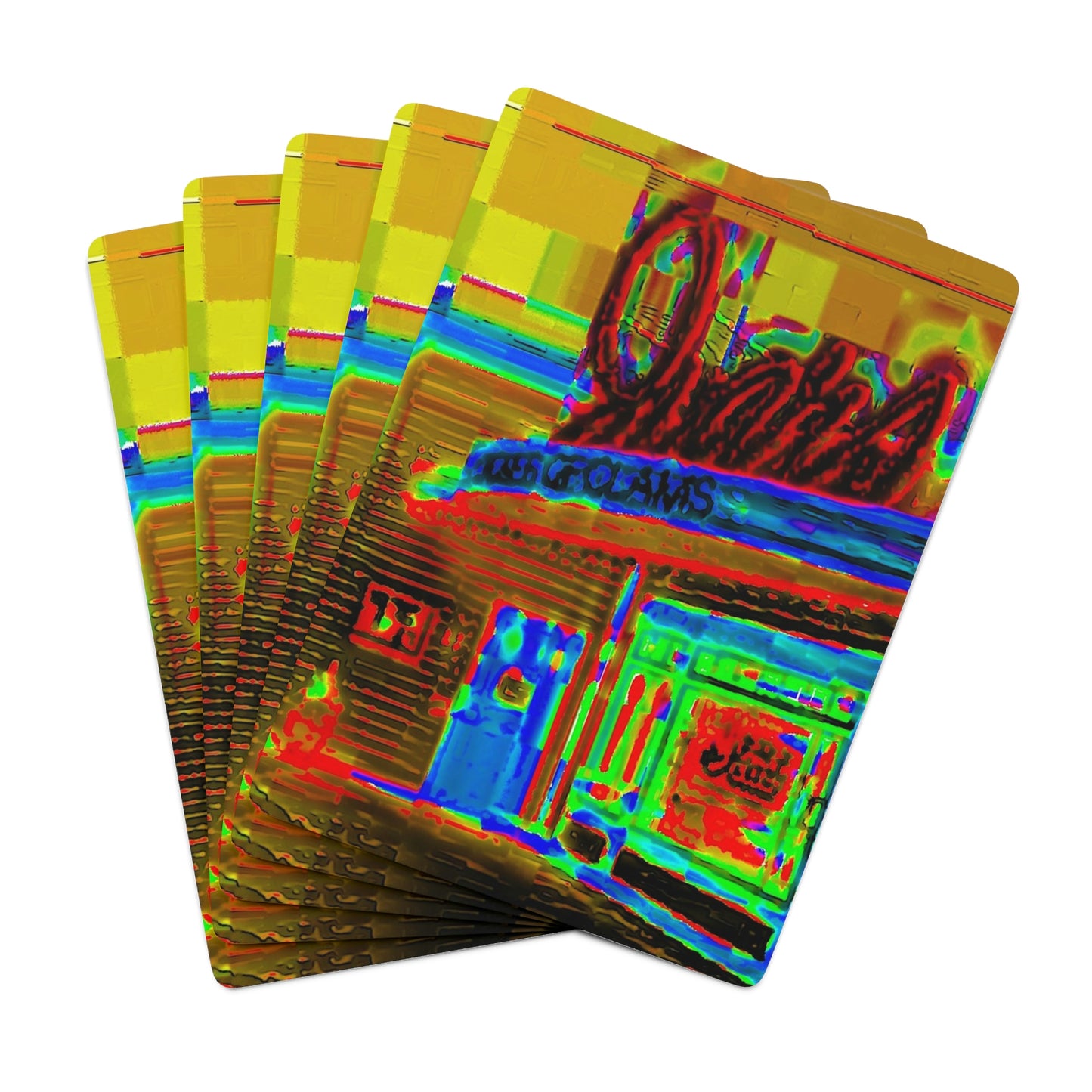 Custom Poker Cards ...  In-A-Hurry & Stressed? ... Remember: Keep "Clam" ... Clam_Happy ...  'Ivars: Seattle Waterfront' ... Personal Archives ... Original Works ...