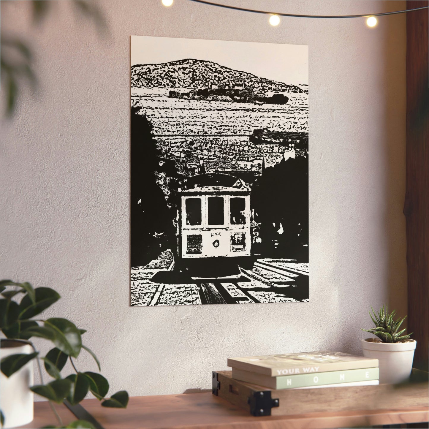 Aluminum Composite Panels ... San Francisco_2 ... 'A Rice-A-Roni-Treat' ... Family Archives ... Cable Car Descends Hill Towards Alcatraz Island ... Original Works ...