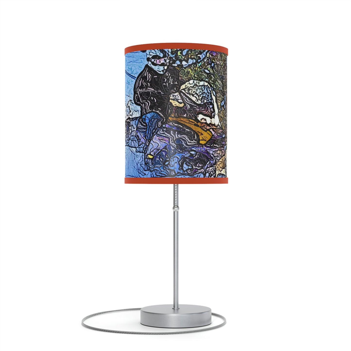 Lamp on a Stand, US|CA plug ... Blasting Through-The-Powder ... 'Central Idaho Mounains ... ' 2Dec22 ...