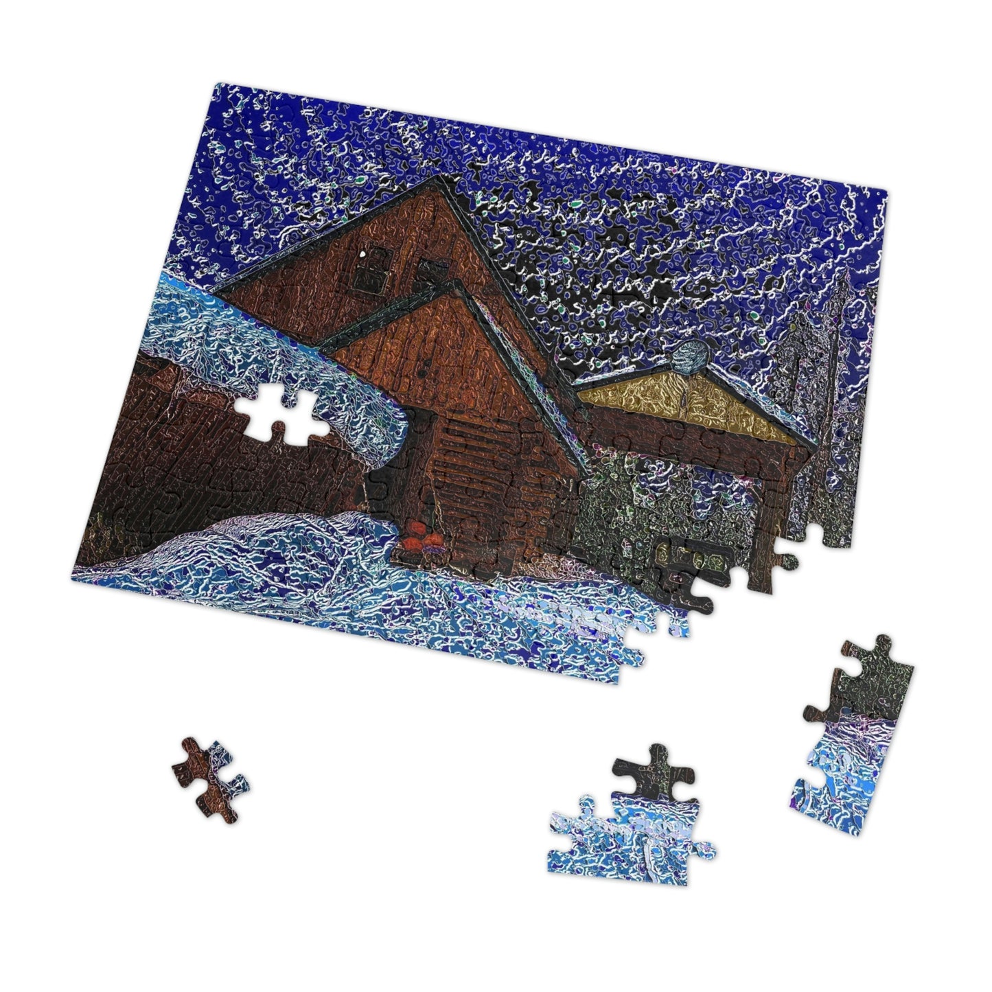Jigsaw Puzzle (30, 110, 252, 500,1000-Piece) ... Piece-By-Piece ... "Count The Hours & Enjoy The Colors..!" ... Original Works: Phots' Photo: Les Objets D'Art ...