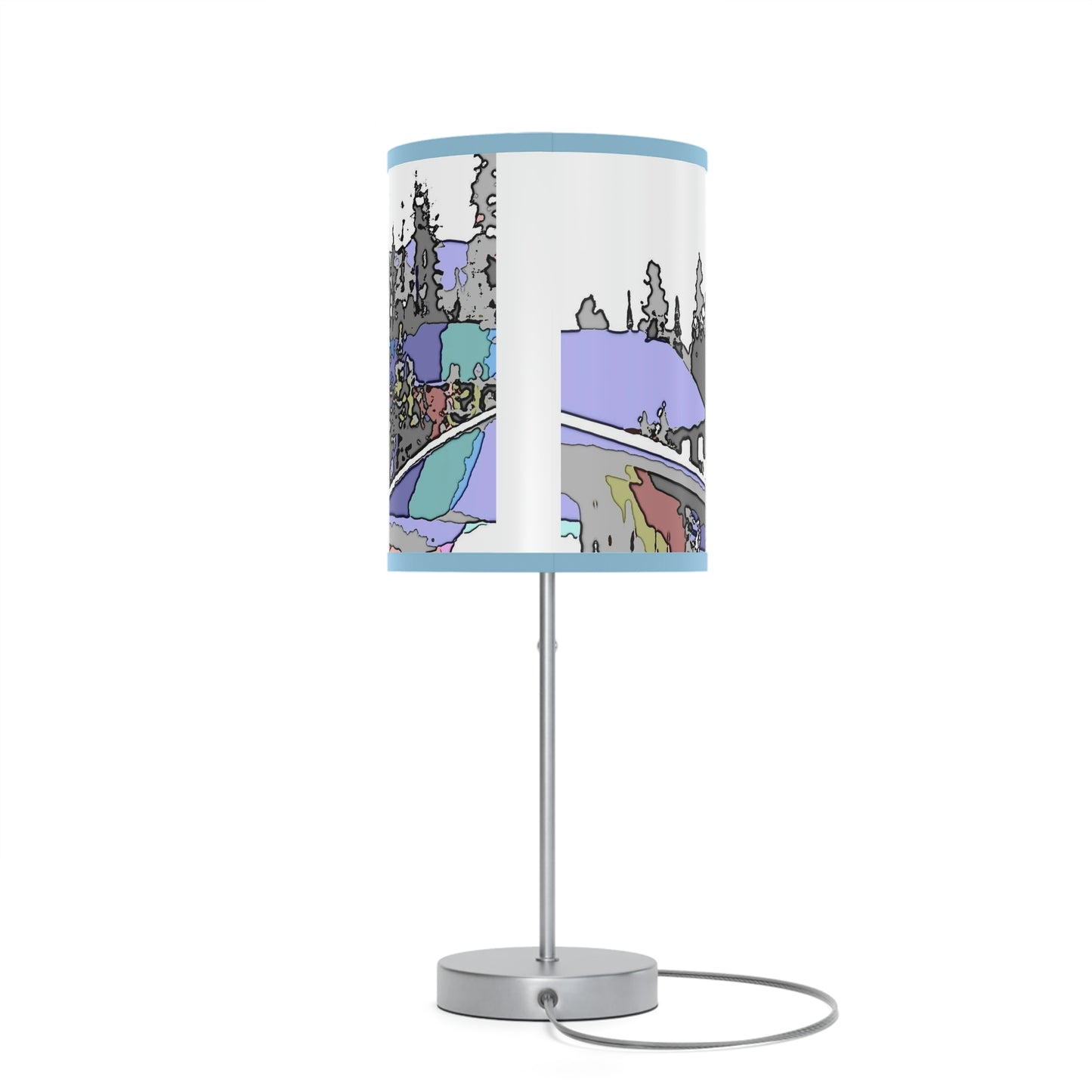 Lamp on a Stand, US|CA plug "A Very Remote Mountain Neighborhood" ... Only Cabins In This Environment ... Cenrtal Idaho ...