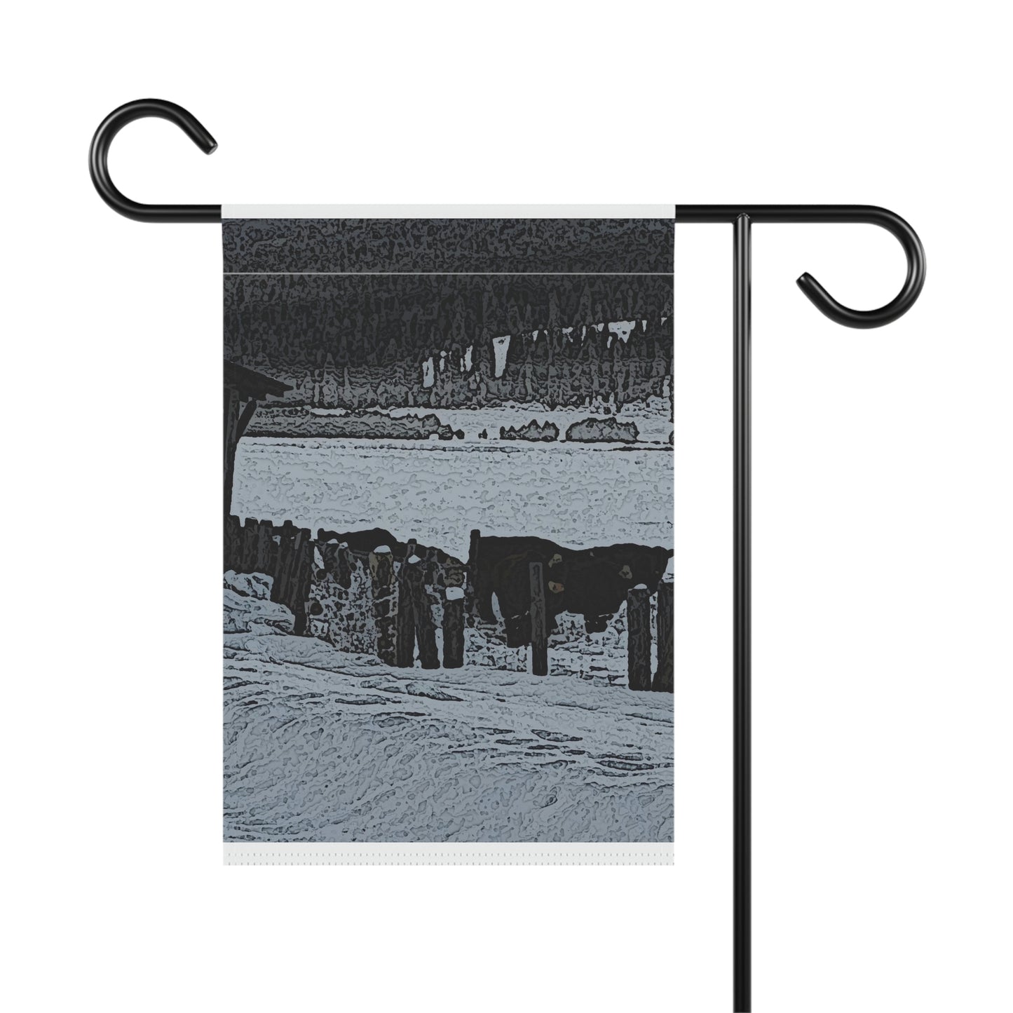 Garden & House Banner ... A Quiet Morning ... "Along The Red River & Nature Preserve Plateau" ... Jan23 ... Original Works ...