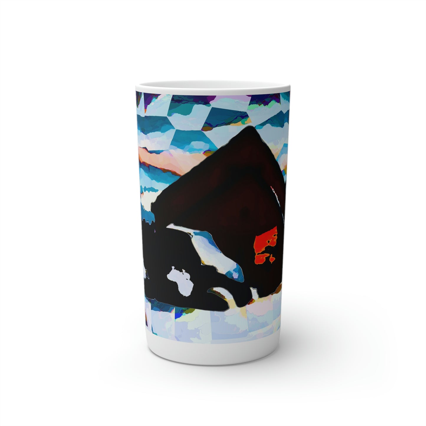 Conical Coffee Mugs (3oz, 8oz, 12oz) ... After An Intense Snow Storm ... 'Digging Out' ... A Vehicle & Cabin "In The Mountains" ... March 2023 ... Original Works ...