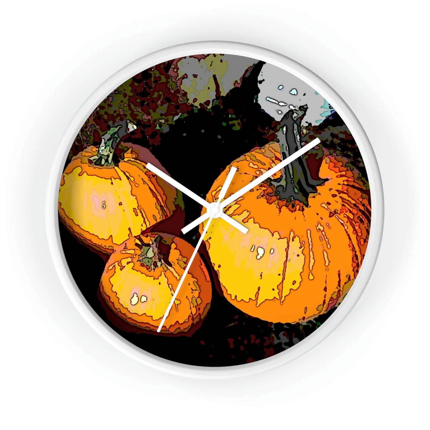 Wall clock ... "A Pumpkin Patch 'To-Keep-Track-Of'." ...