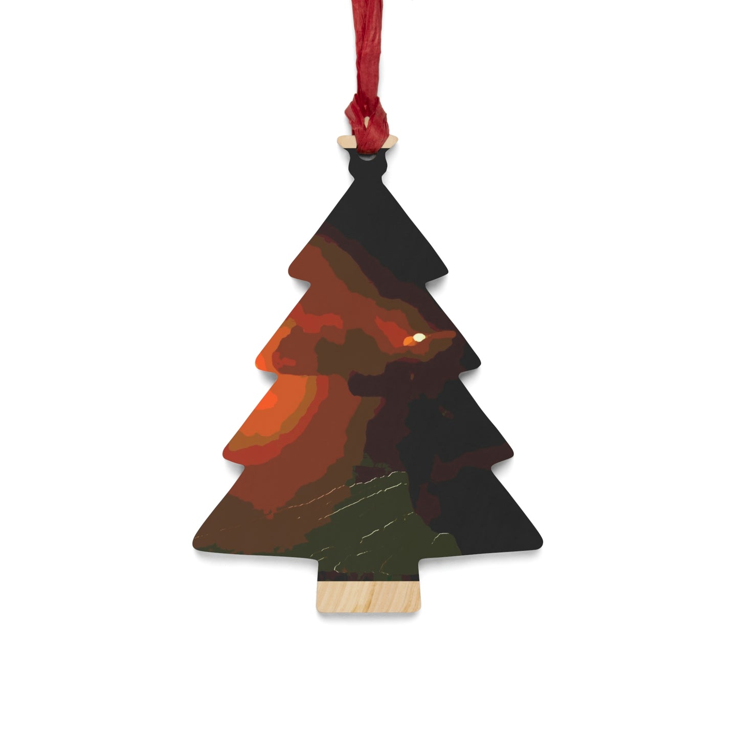 Wooden Ornaments ... Ruger .357 Magnum Early-Morning-Target-Practice ... 'Circa April 2022' ... Original Works ...