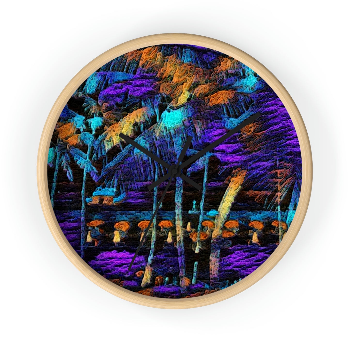 Wall Clock ... "The Royal Hawai'ian: Waikiki Beach_Beach" ... Honolulu, HI ... Ocotber 2014 (Halloween) ... Original Works ...
