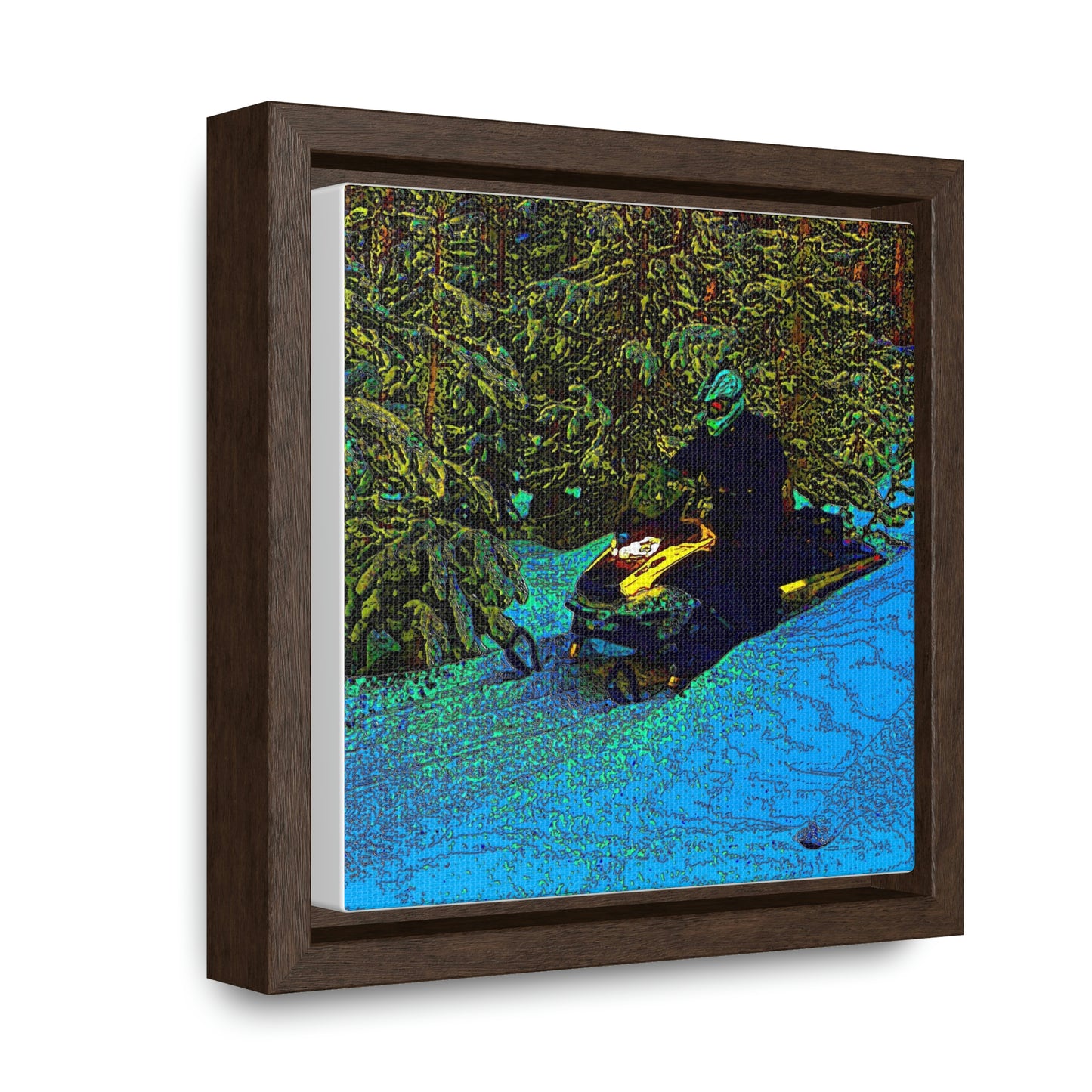 Gallery Canvas Wraps, Square Frame ... Yep ... "Another Day ... Riding Through The Wilderness ... " ... February 2023 ... Original Works ...