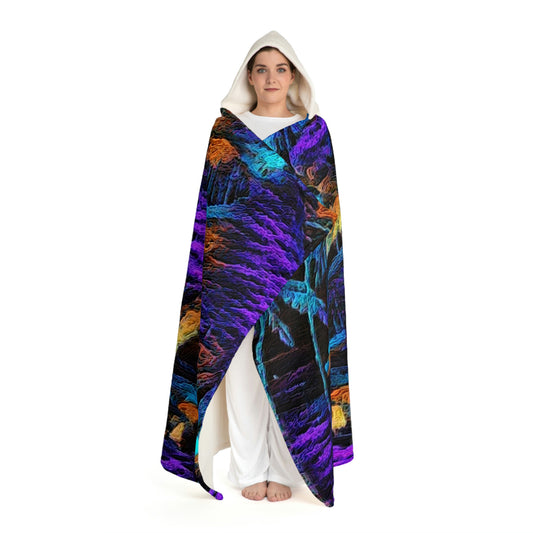 Hooded Sherpa Fleece Blanket ... "The Royal Hawai'ian: Waikiki Beach_Beach" ... Honolulu, HI ... October 2014 (Halloween) ... Original Works ...