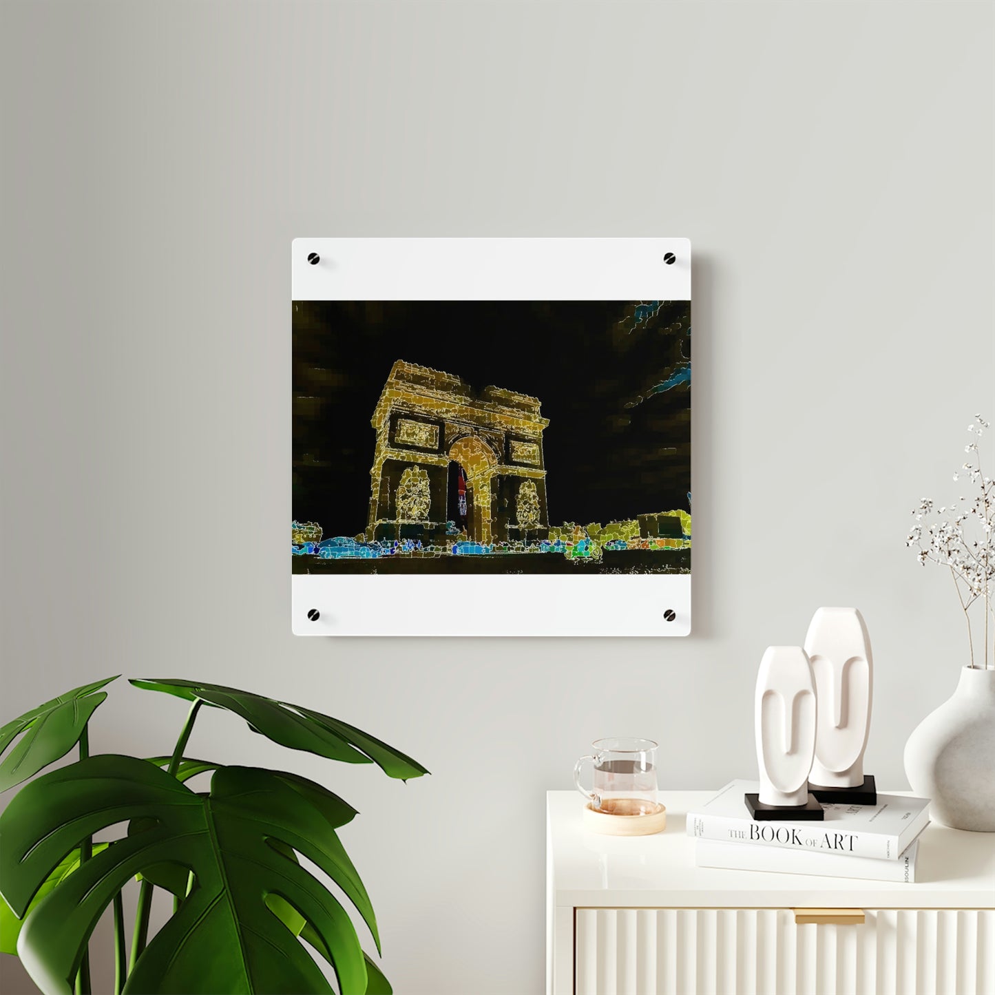 Acrylic Wall Art Panels ...  L'Arc de Triomphe ... 'Barbara Joan Bonnell-Holt Photo' ... Circa 1972 ... Oringinal Works ...