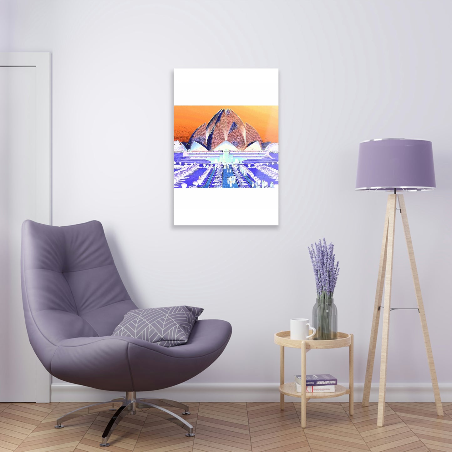 Acrylic Prints ... 'Bahai'i House-Of-Worship' ... "Lotus Temple: Delhi, India, 2008" ... Original Works ...