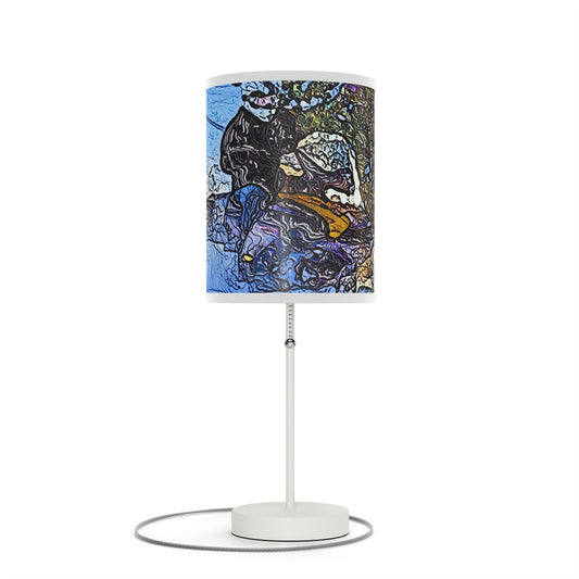 Lamp on a Stand, US|CA plug ... Blasting Through-The-Powder ... 'Central Idaho Mounains ... ' 2Dec22 ...