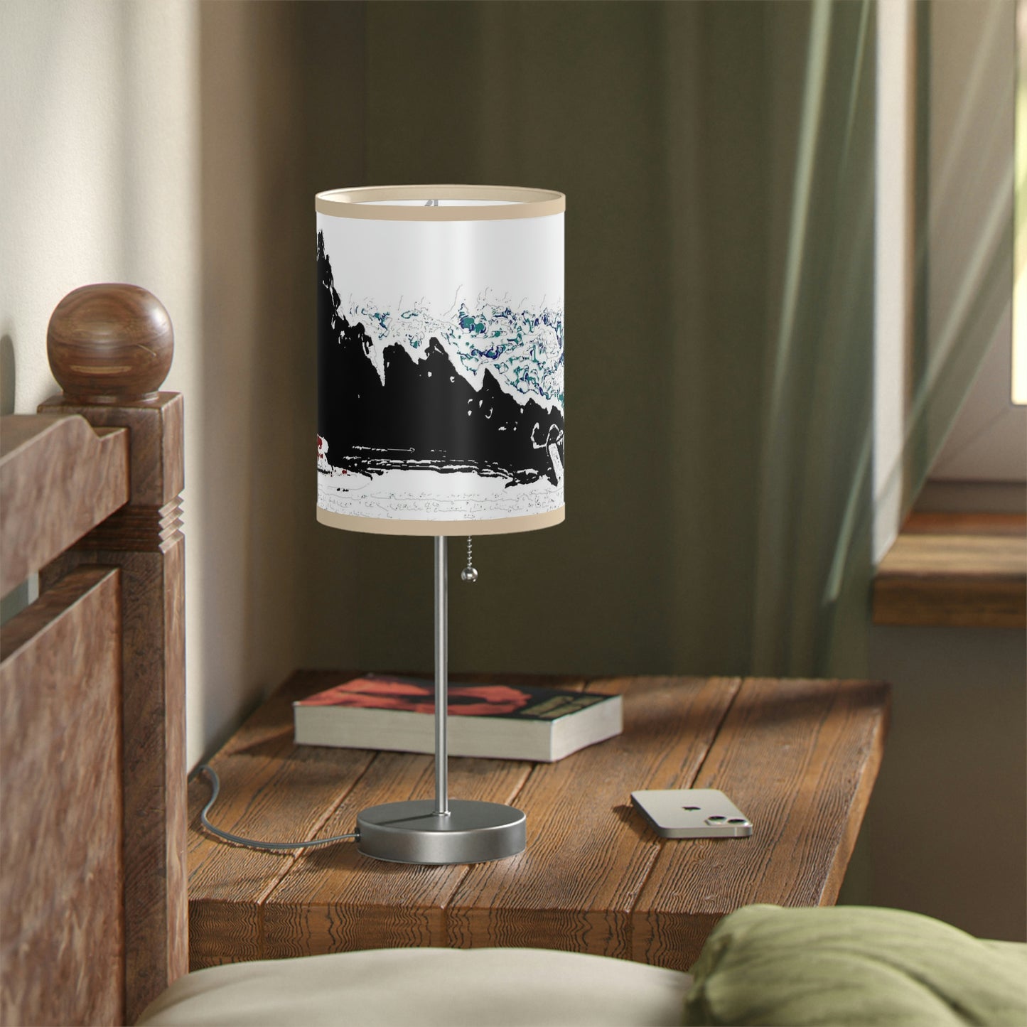 Lamp on a Stand, US|CA plug ... Seattle Columbia Cup On Lake Washington ... "Dave Wilcox Heads For The Win" ... Associate Gift-Photo ... Original Works ...