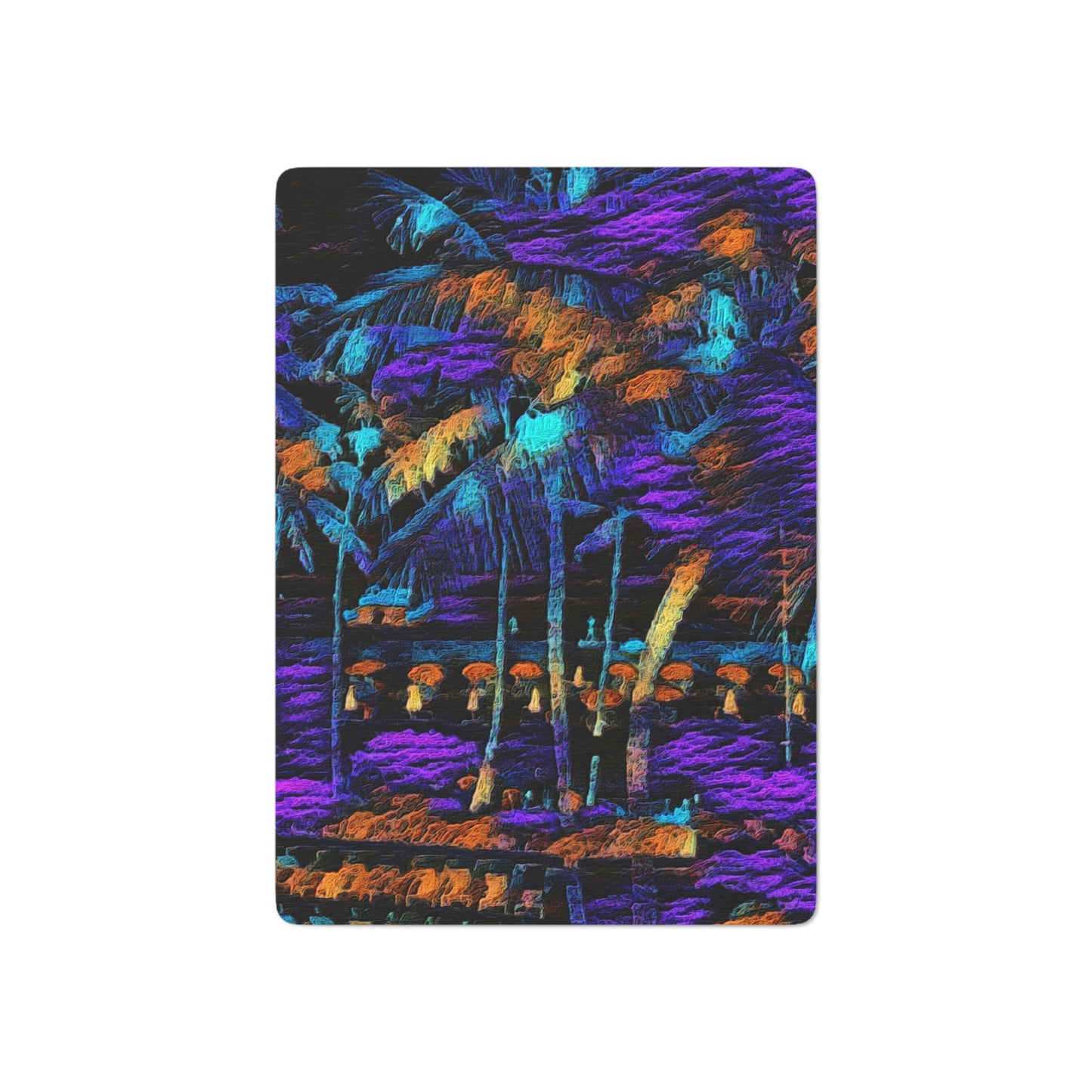 Custom Poker Cards ... "The Royal Hawai'ian: Waikiki Beach_Beach" ... Honolulu, HI ... Ocotber 2014 (Halloween) ... Original Works ...