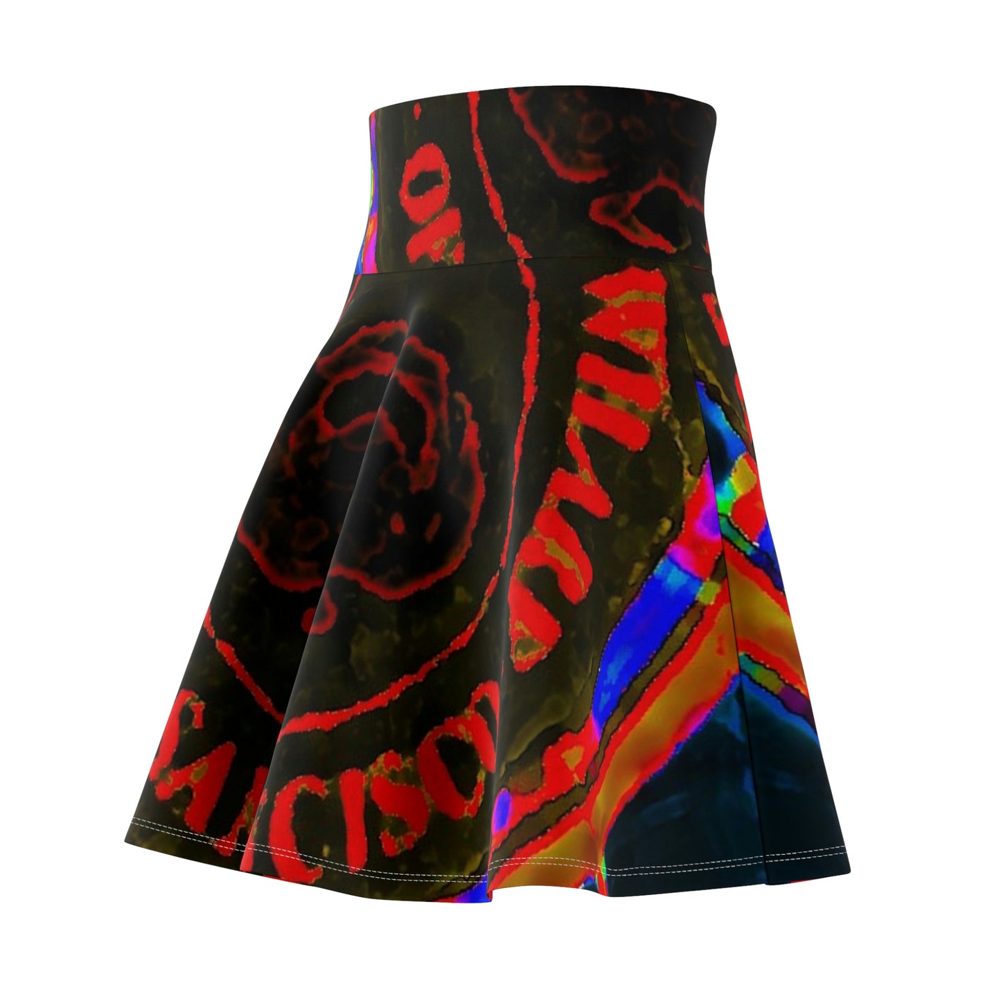 Women's Skater Skirt ... "No.9 Fishermen's Grotto - Fishermen's Wharf, SF, California" ... Family Archives: 1970's ... Original Works ...