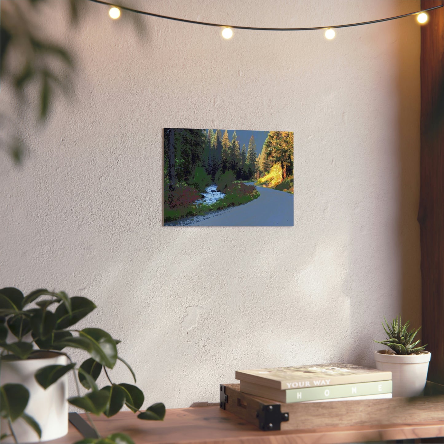 Aluminum Composite Panels ... A Mountain River ... A Mountain Road ... "Parallels That Follow Their Mutual Journeys ..." ... Red River, Idaho ... Autumn 2022 ... Original Works ...