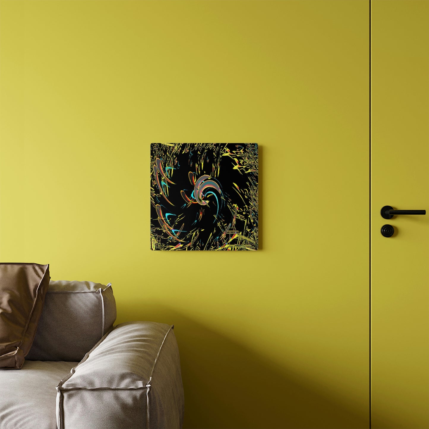 Acrylic Wall Art Panels ... "Waning Moon" ... Central Idaho ... October 2022 ... Rendering Time: 22 Hours ... Original Works ...