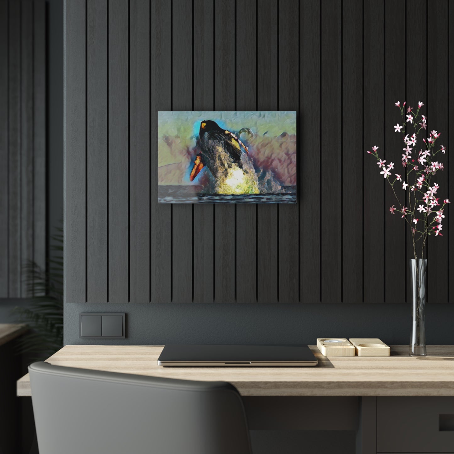 Acrylic Prints ... An Extraordinary Humpback Breach ... 'With Explosive Energy' ... Family Archives (KPH) ... Circa: 21st Century. Maui, HI ... Original Works ...