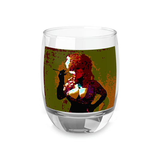 Whiskey Glass ...  A Colleague Overseas ... 'Enjoying A Fag' ... Original Works ... "April Fools 2023" ... Hot-Tranny-Smoke ...