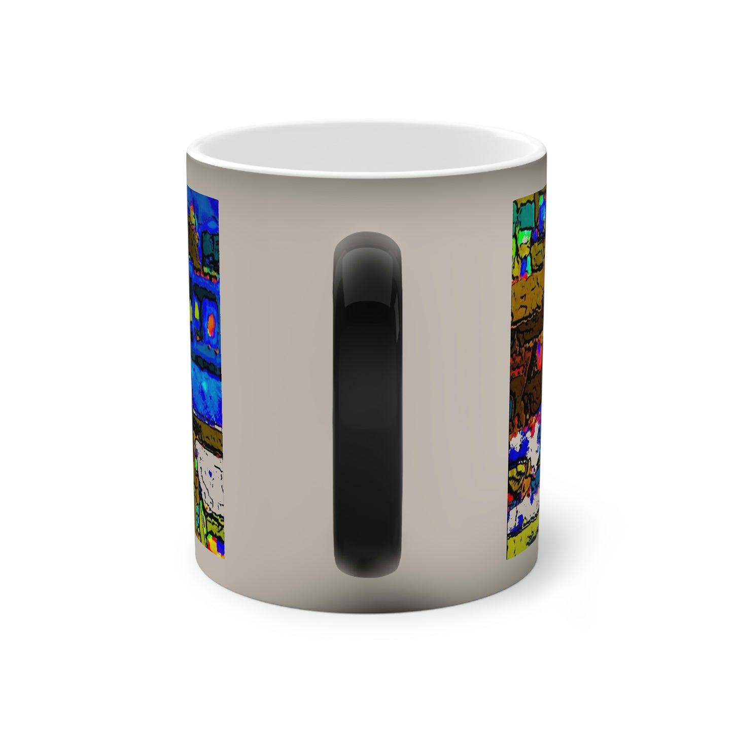 Color-Changing Mug, 11oz ... A Crazy Street ... 'Eight Winding Curve-Switchbacks' ... "Lombard Street, San Francisco, CA' ... Family Archives: 1970's ... Original Works ...