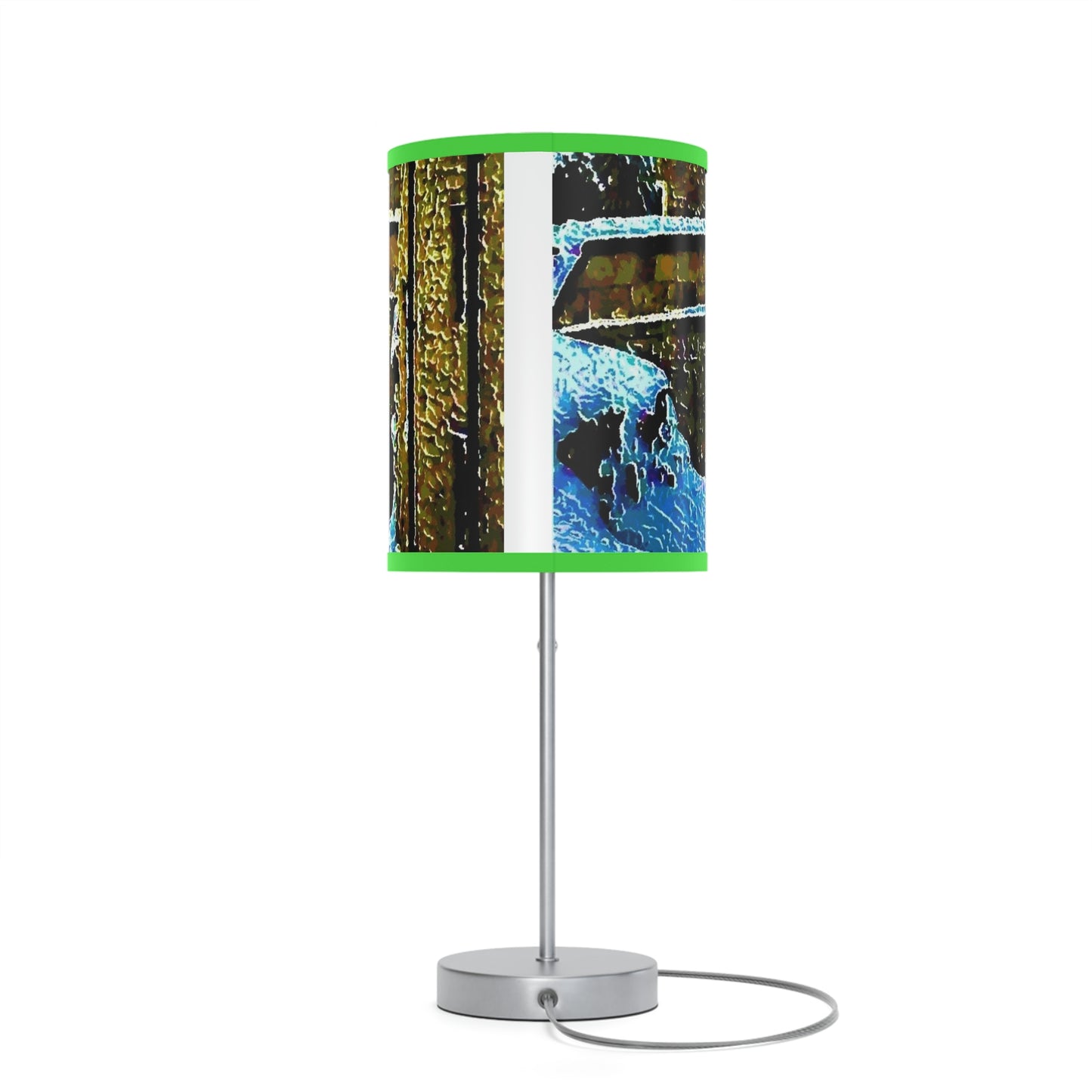 Lamp on a Stand, US|CA plug ... Walikng The Streets & Alleys ... 'Strolling The Canals ... '  ... Original Works  ...
