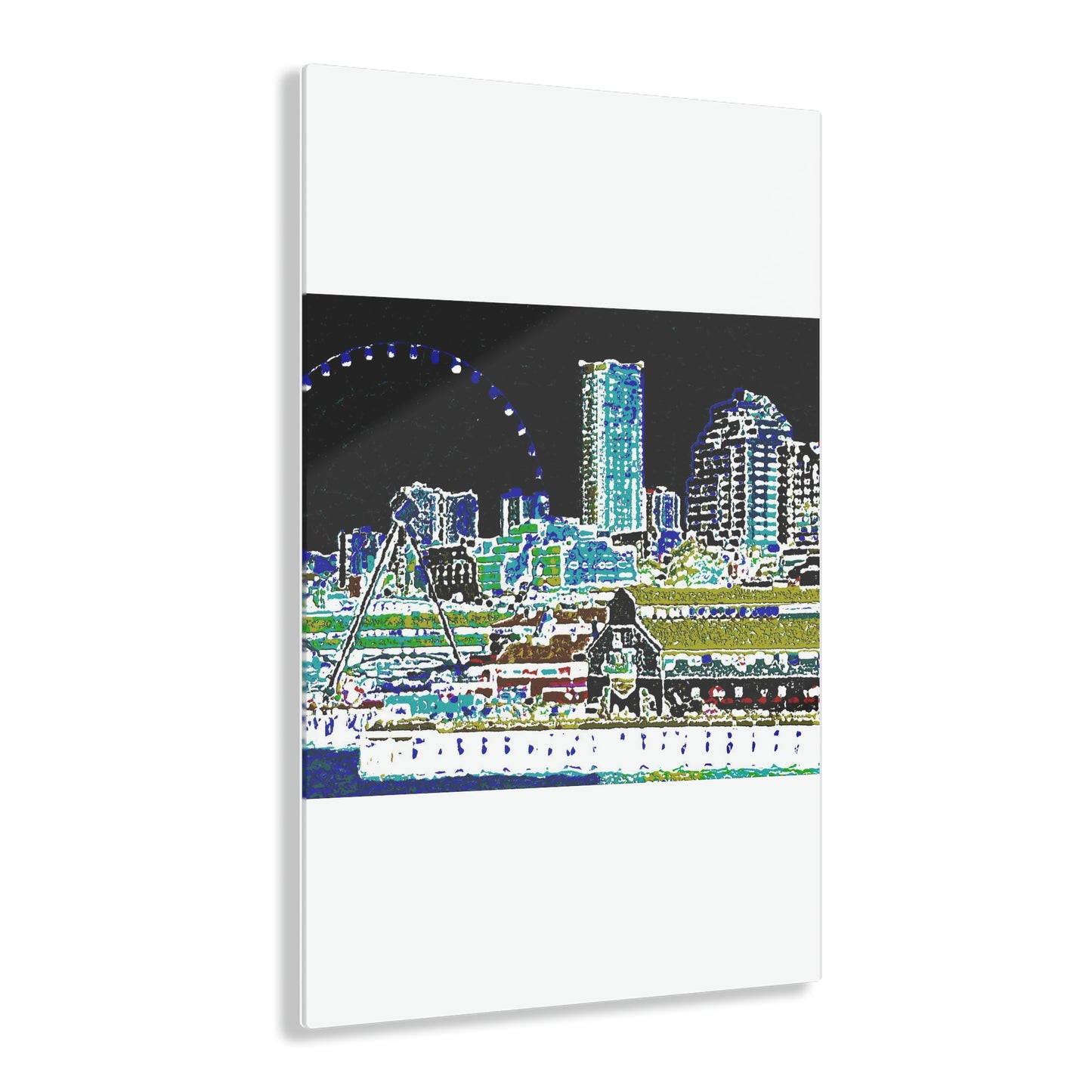 Acrylic Prints ... That Classic Wheel ... 'Seattle's Wheel' ... & An Old Classic Waterside Vendors ...  'Family Archives' ... Original Works ...