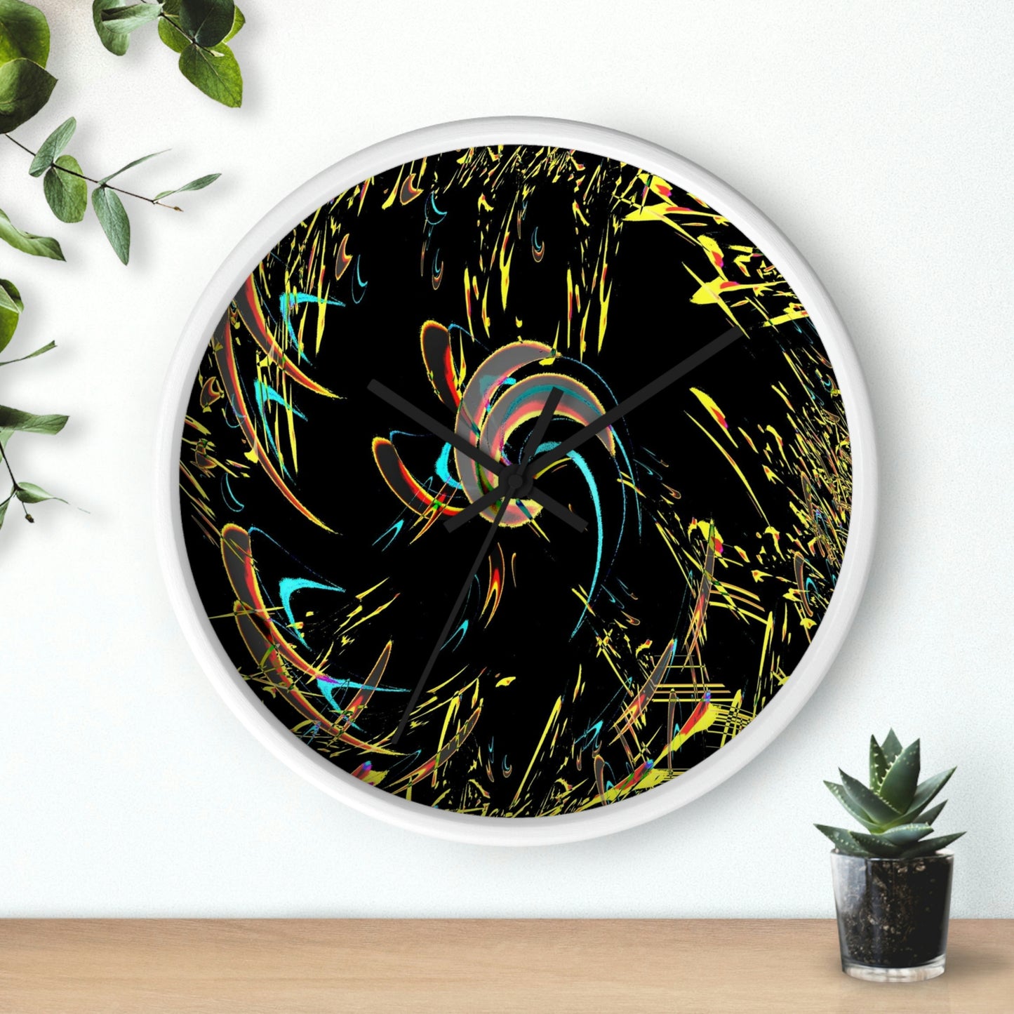 Wall clock ... "Waning Moon" ... Central Idaho ... October 2022 ... Rendering Time: 22 Hours ... Original Works ...