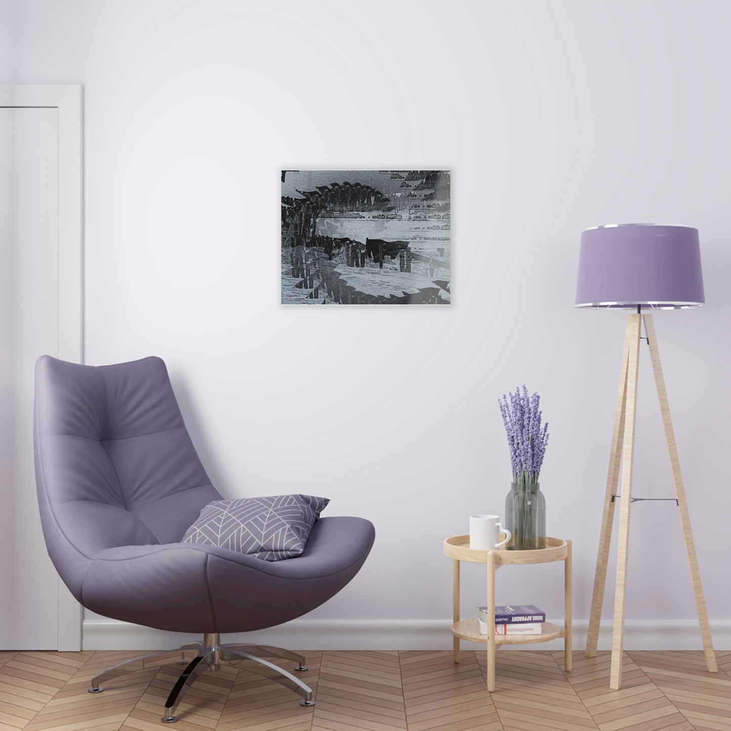 Acrylic Prints ... A Quiet Morning ... "Along The Red River & Nature Preserve Plateau" ... Jan23 ... Original Works ...