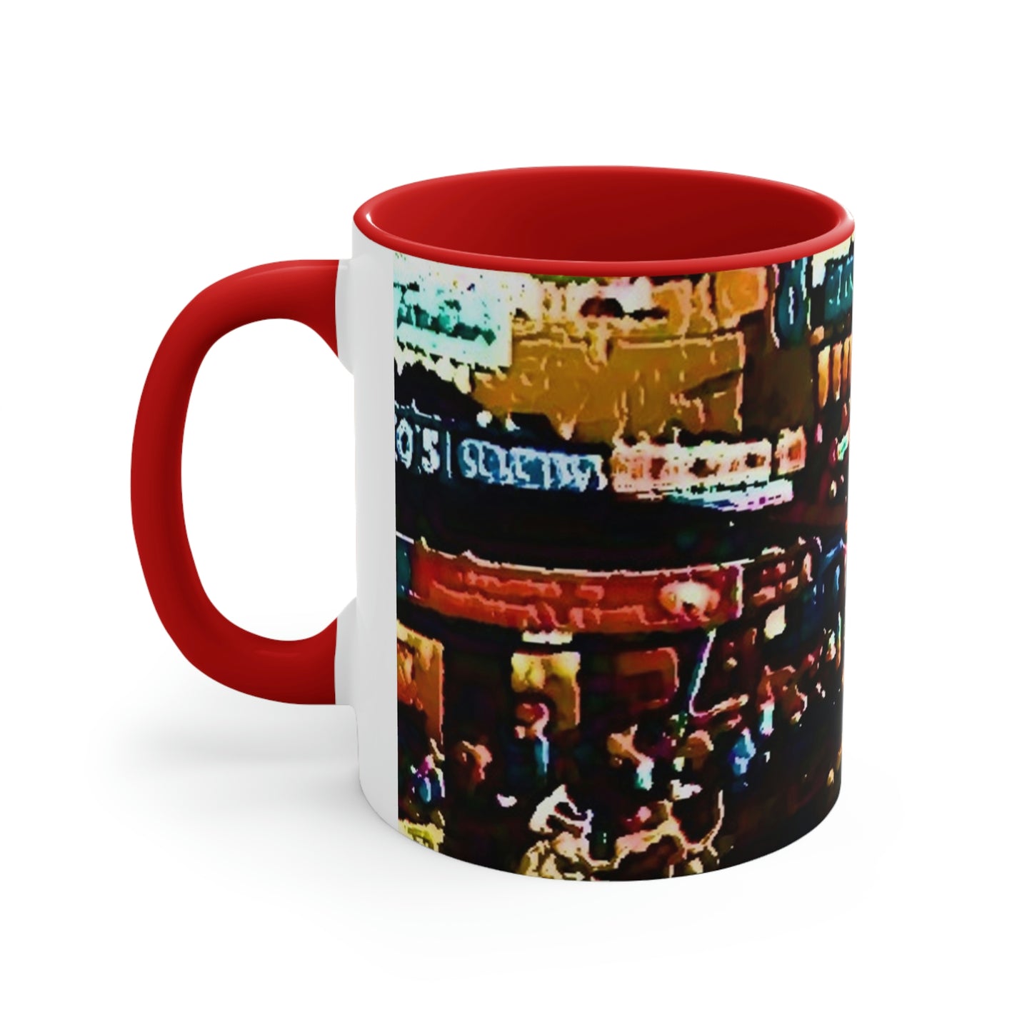 Accent Coffee Mug, 11oz ...  "No.9 Fishermen's Grotto - Fishermen's Wharf, SF, California" ... Family Archives: 1970's ... Original Works ...