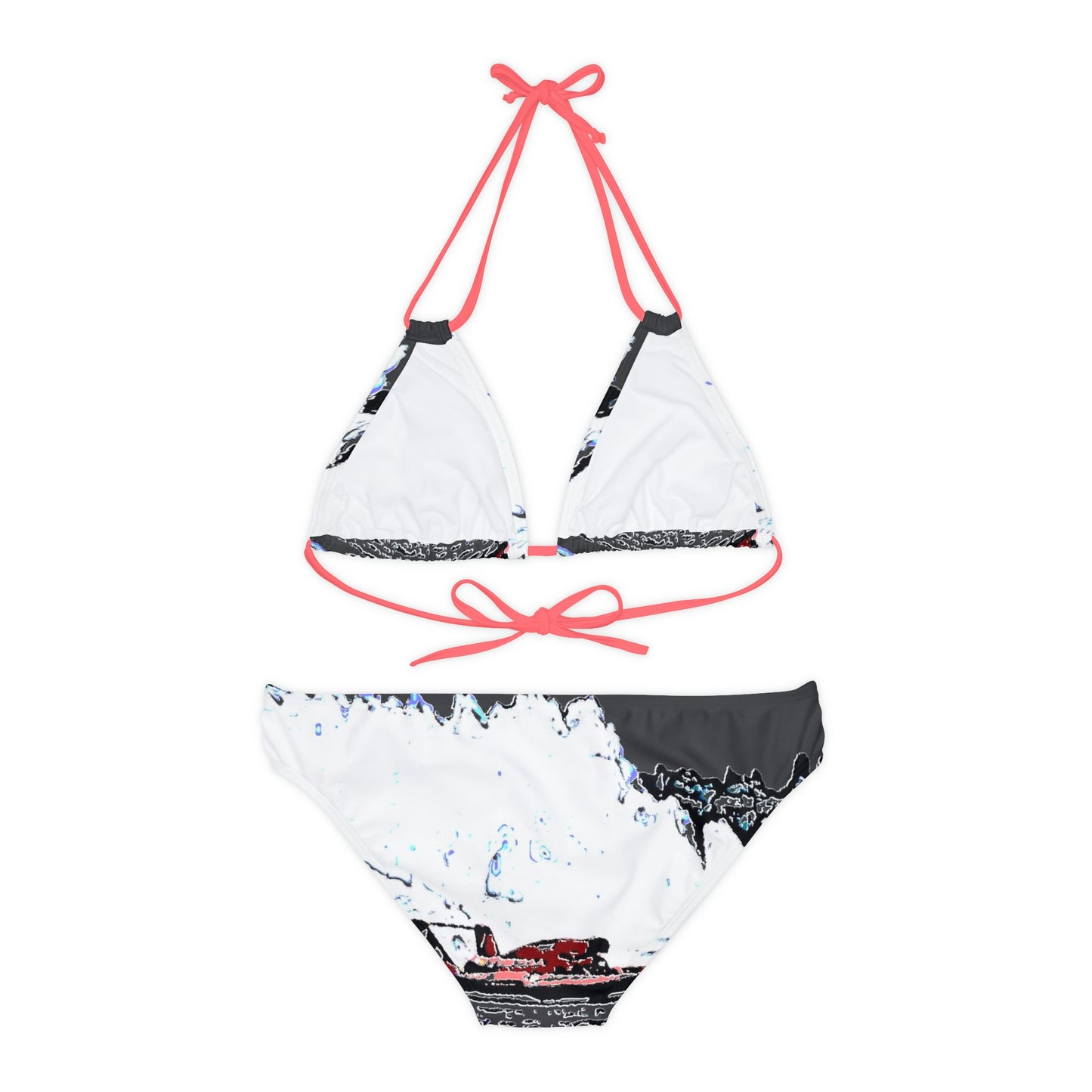 Strappy Bikini Set ... Seattle Columbia Cup On Lake Washington ... "Dave Wilcox Heads For The Win" ... Associate Gift-Photo ... Original Works ...