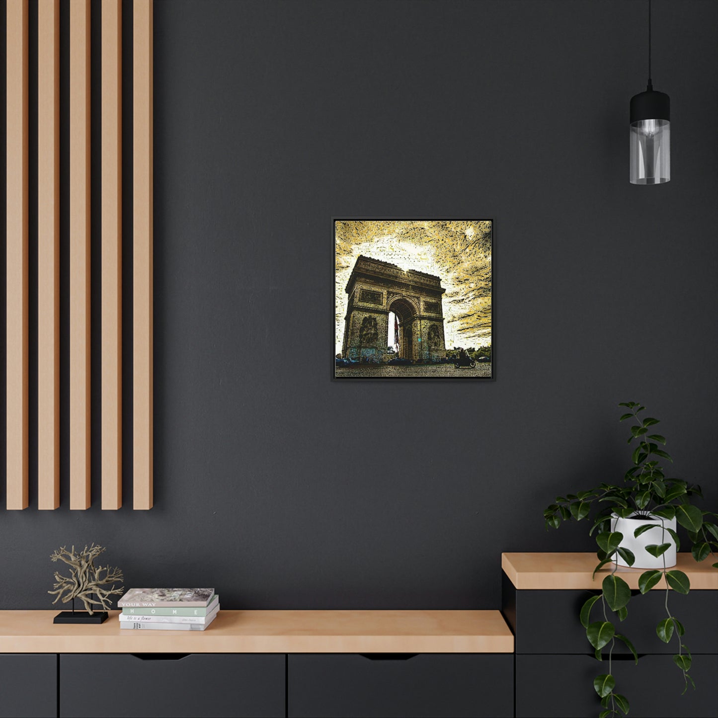 Gallery Canvas Wraps, Square Frame ...  L'Arc de Triomphe ... 'Barbara Joan Bonnell-Holt Photo' ... Circa 1972 ... Oringinal Works ...