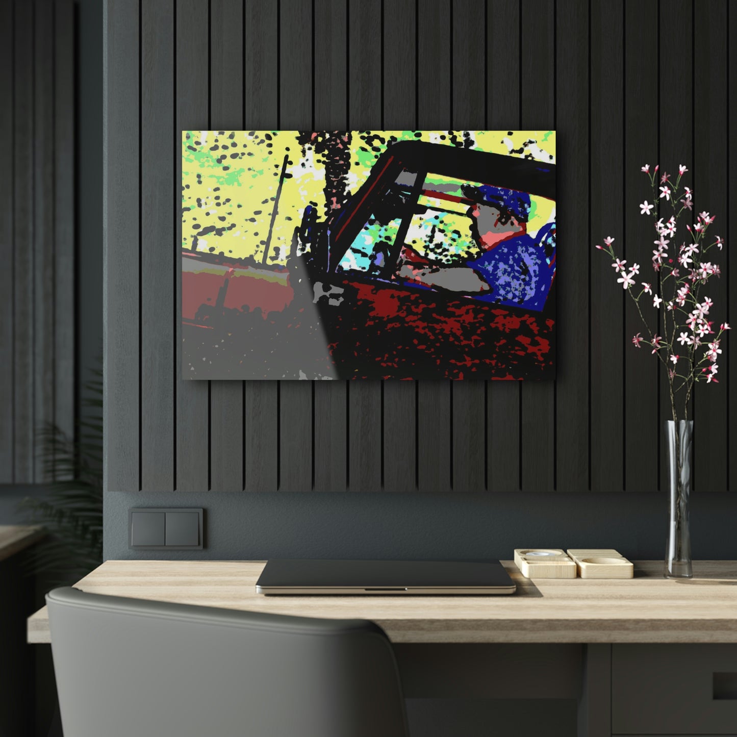 Acrylic Prints ... "Jeep & Bronco-Bustin'-It Up The Mountain Road"  ... Spring 2021 ... Rhett Creek, Idaho ... Original Works ...