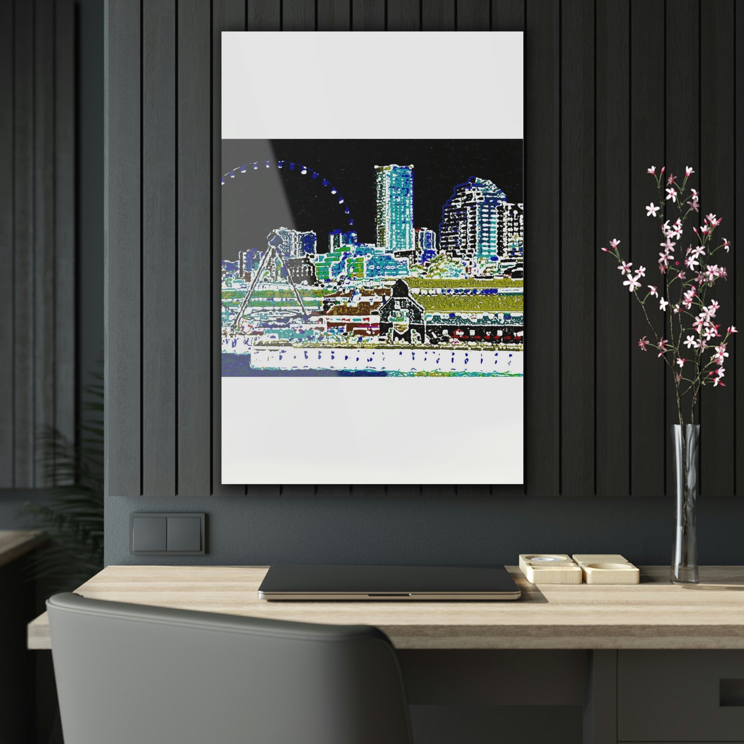 Acrylic Prints ... That Classic Wheel ... 'Seattle's Wheel' ... & An Old Classic Waterside Vendors ...  'Family Archives' ... Original Works ...